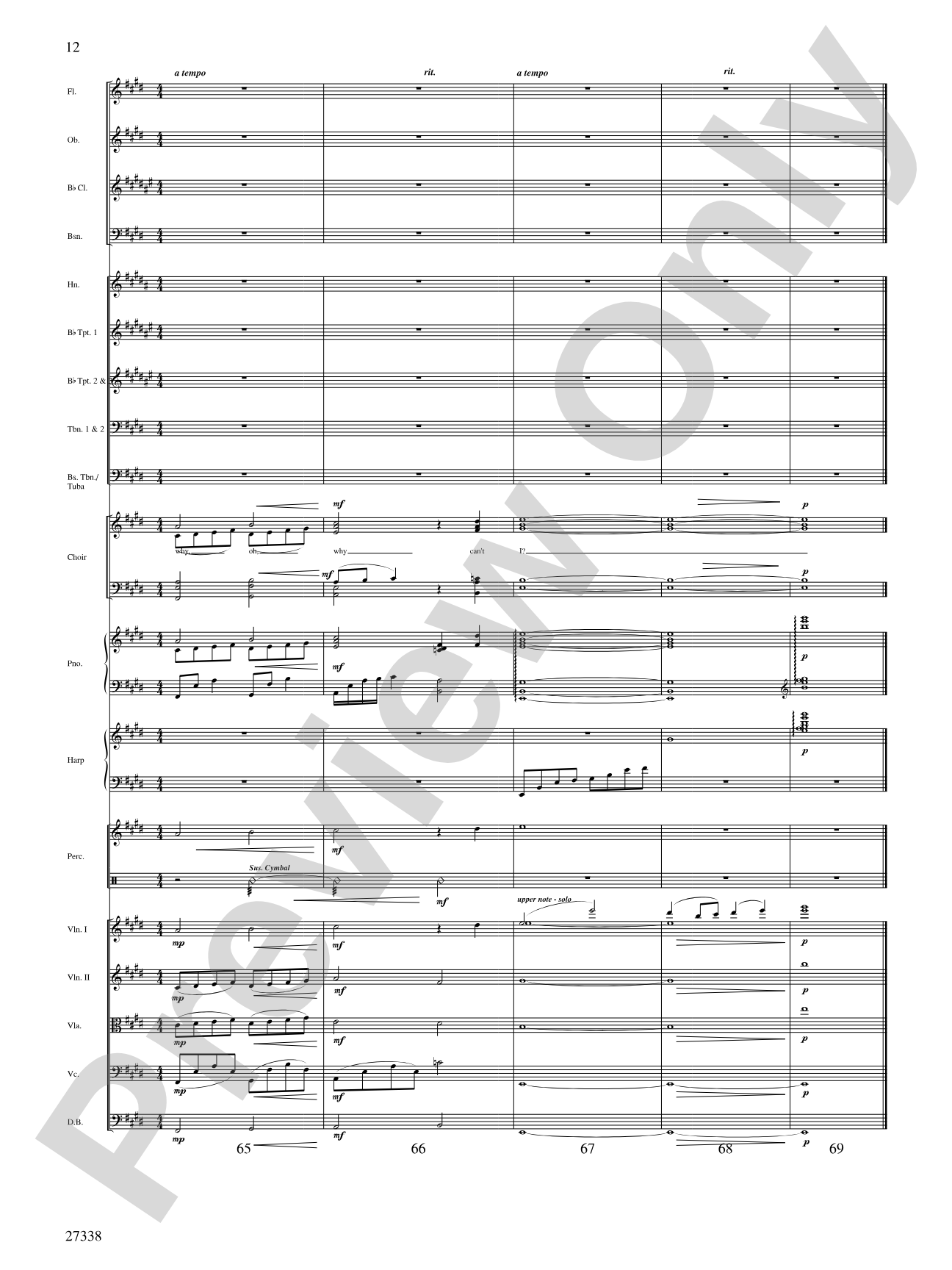Over the Rainbow (from the musical The Wizard of Oz): Choral SoundPax