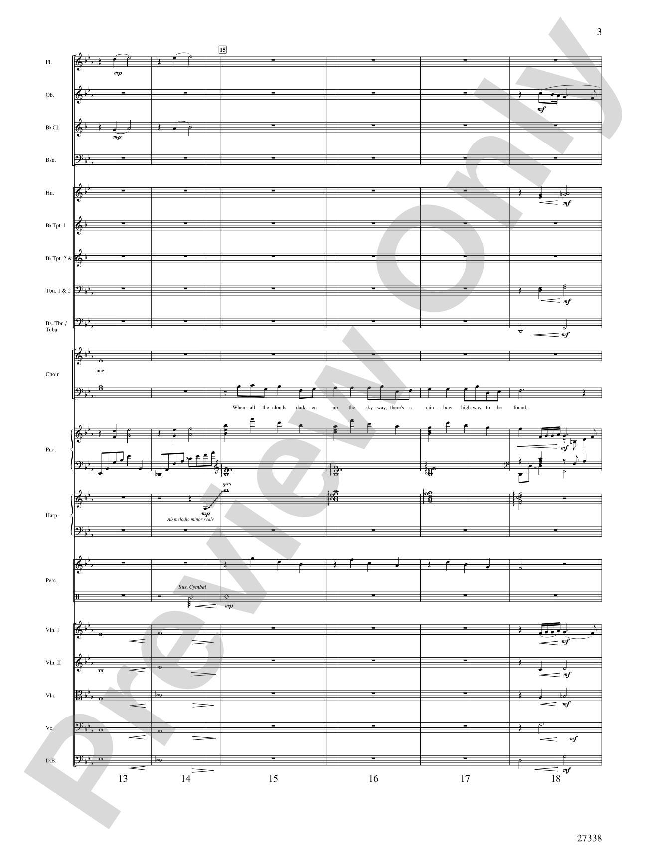 Over the Rainbow (from the musical The Wizard of Oz): Choral SoundPax