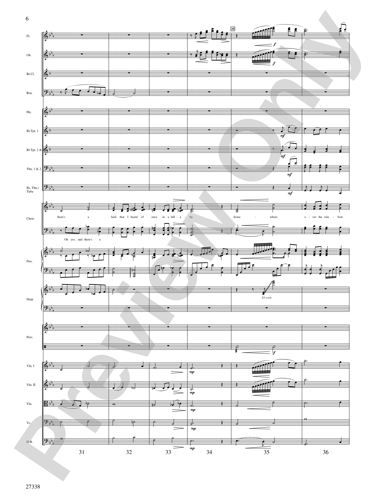 Over the Rainbow (from the musical The Wizard of Oz): Choral SoundPax