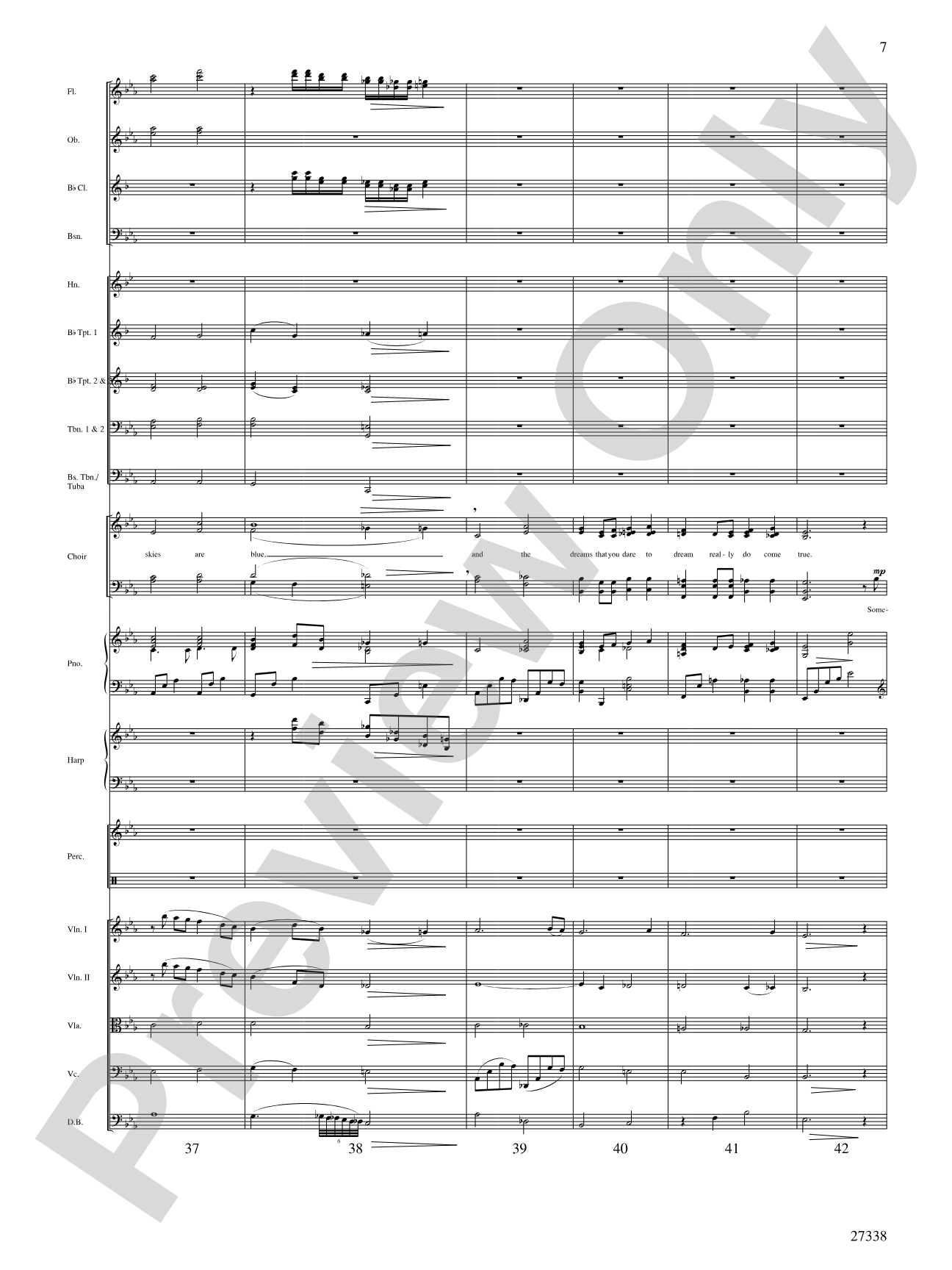 Over the Rainbow (from the musical The Wizard of Oz): Choral SoundPax