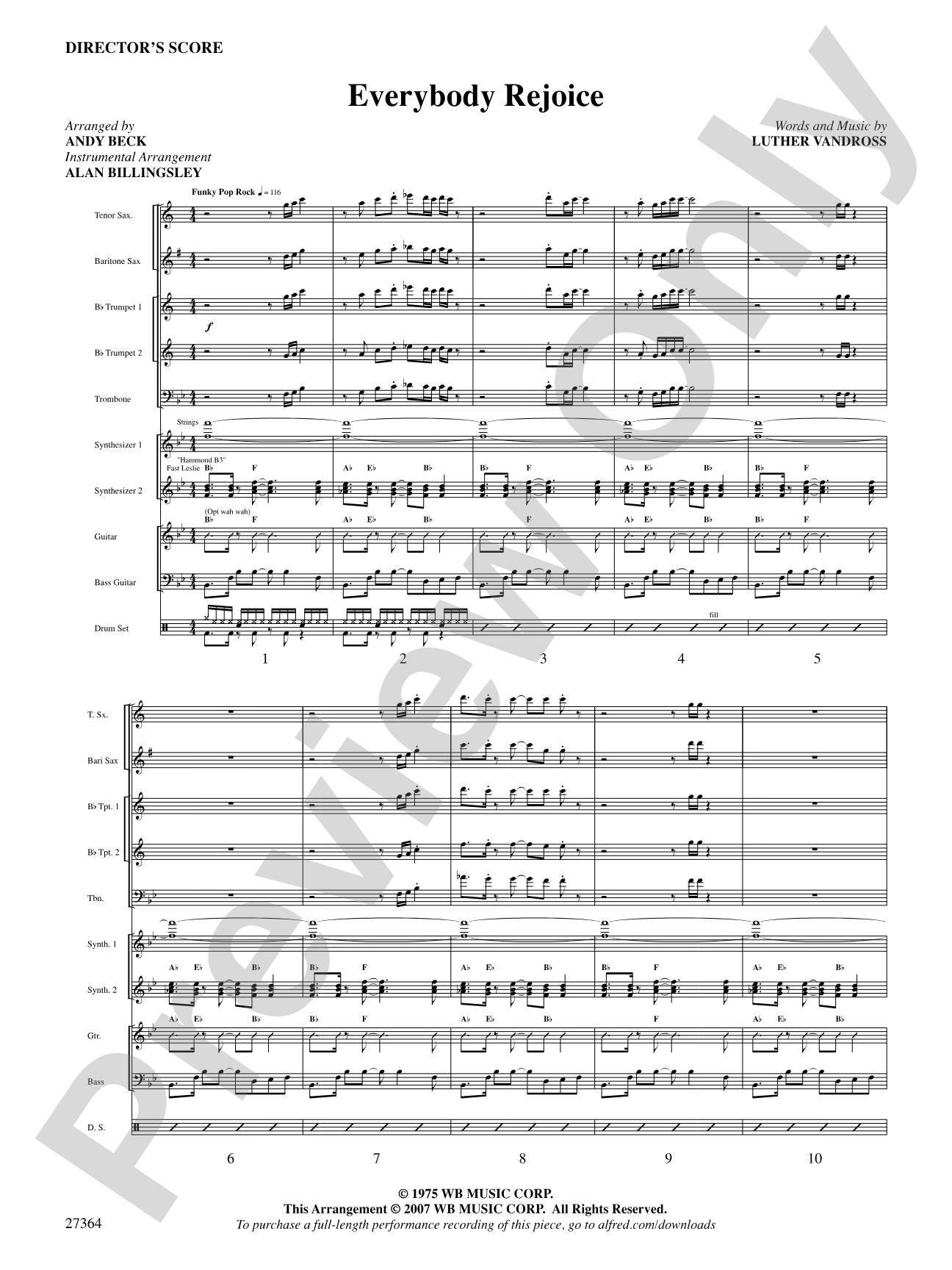 Everybody Rejoice (from The Wiz): Choral SoundPax