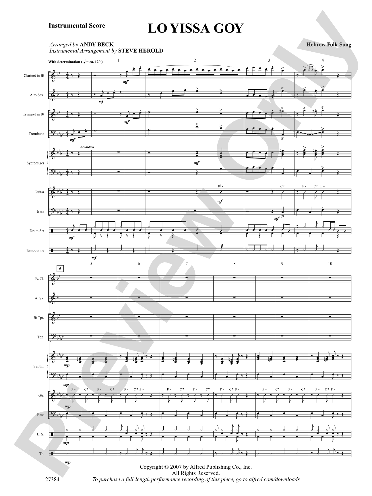 Lo Yissa Goy: Choral SoundPax