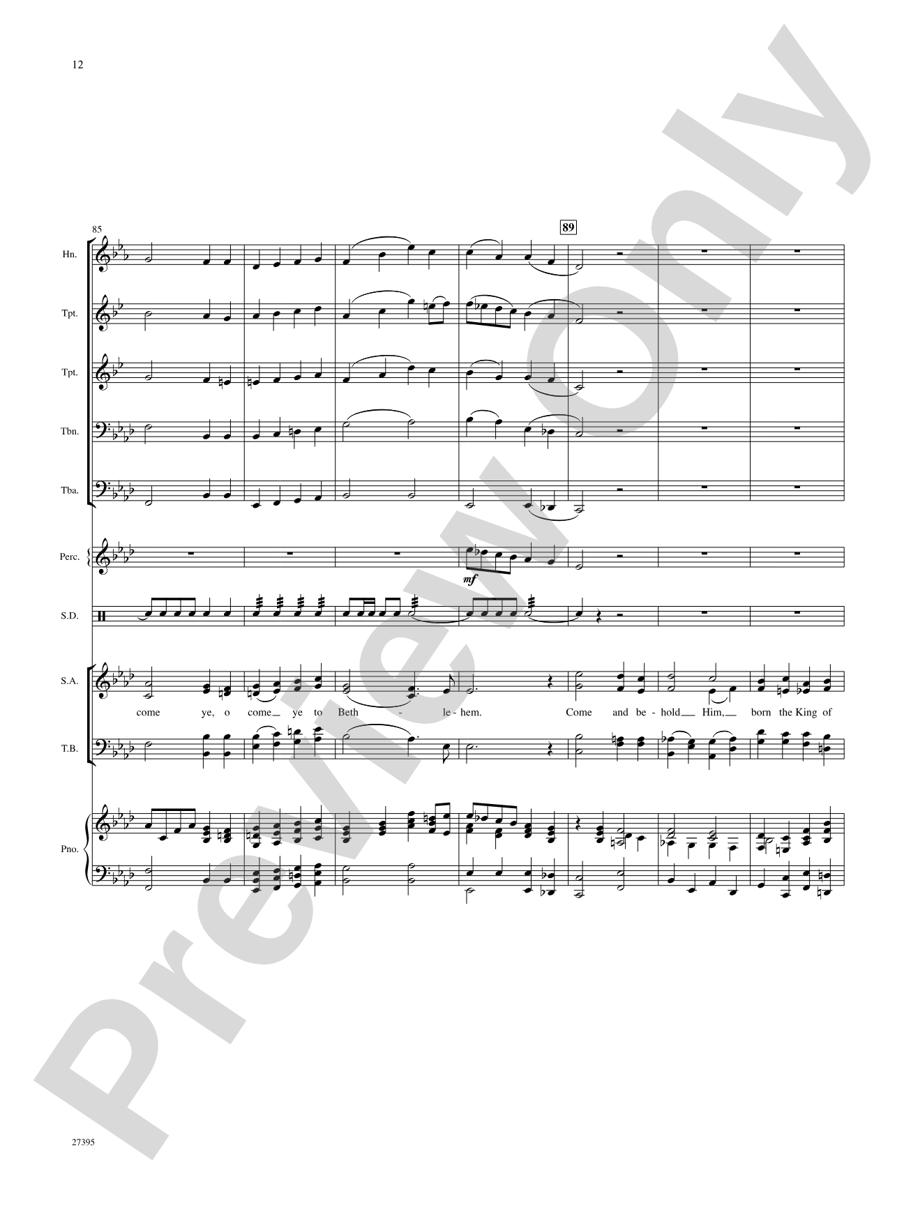 Sing Joy: A Medley of Carols: Choral SoundPax