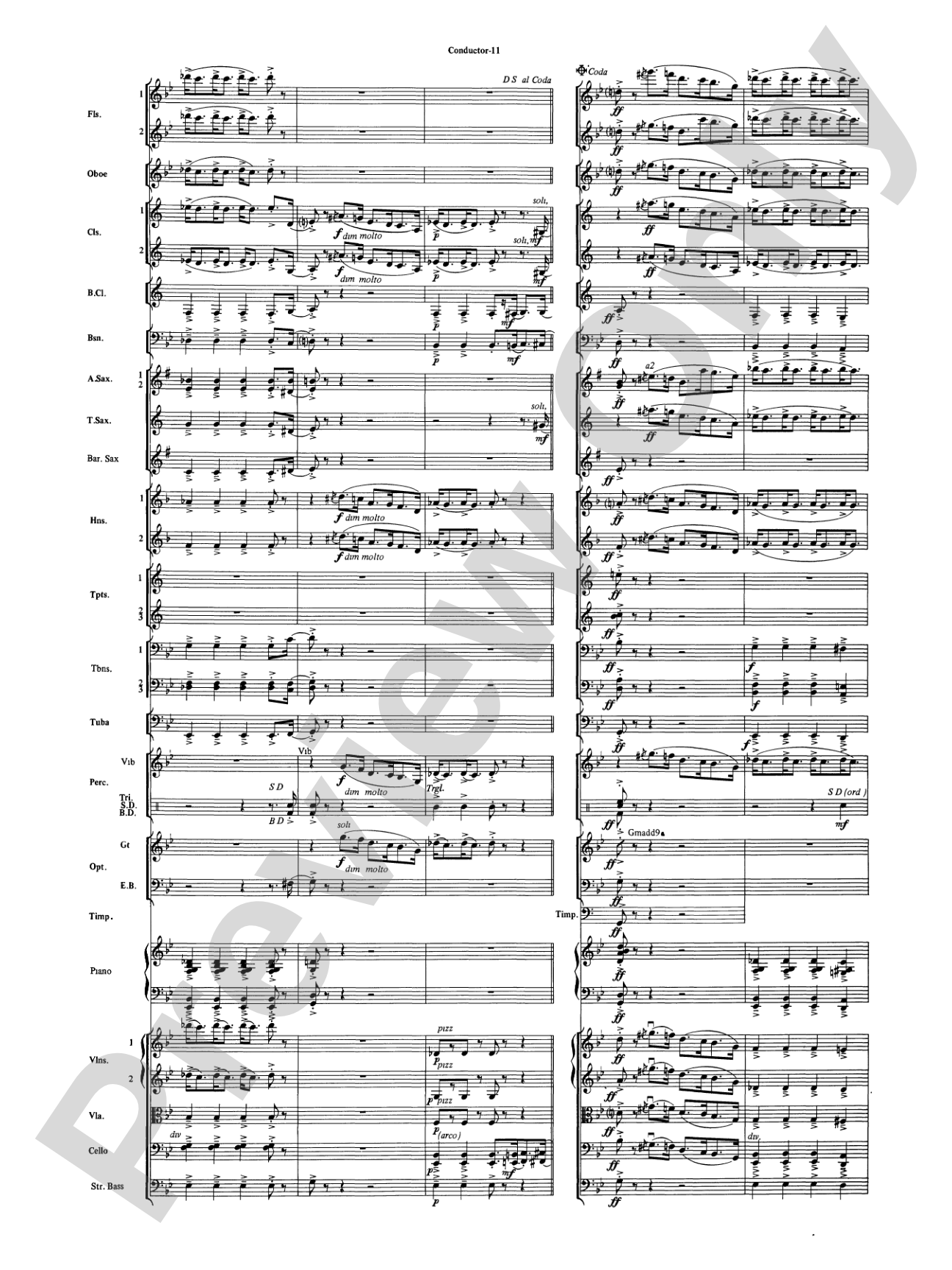 The Pink Panther: Full Orchestra Conductor Score & Parts