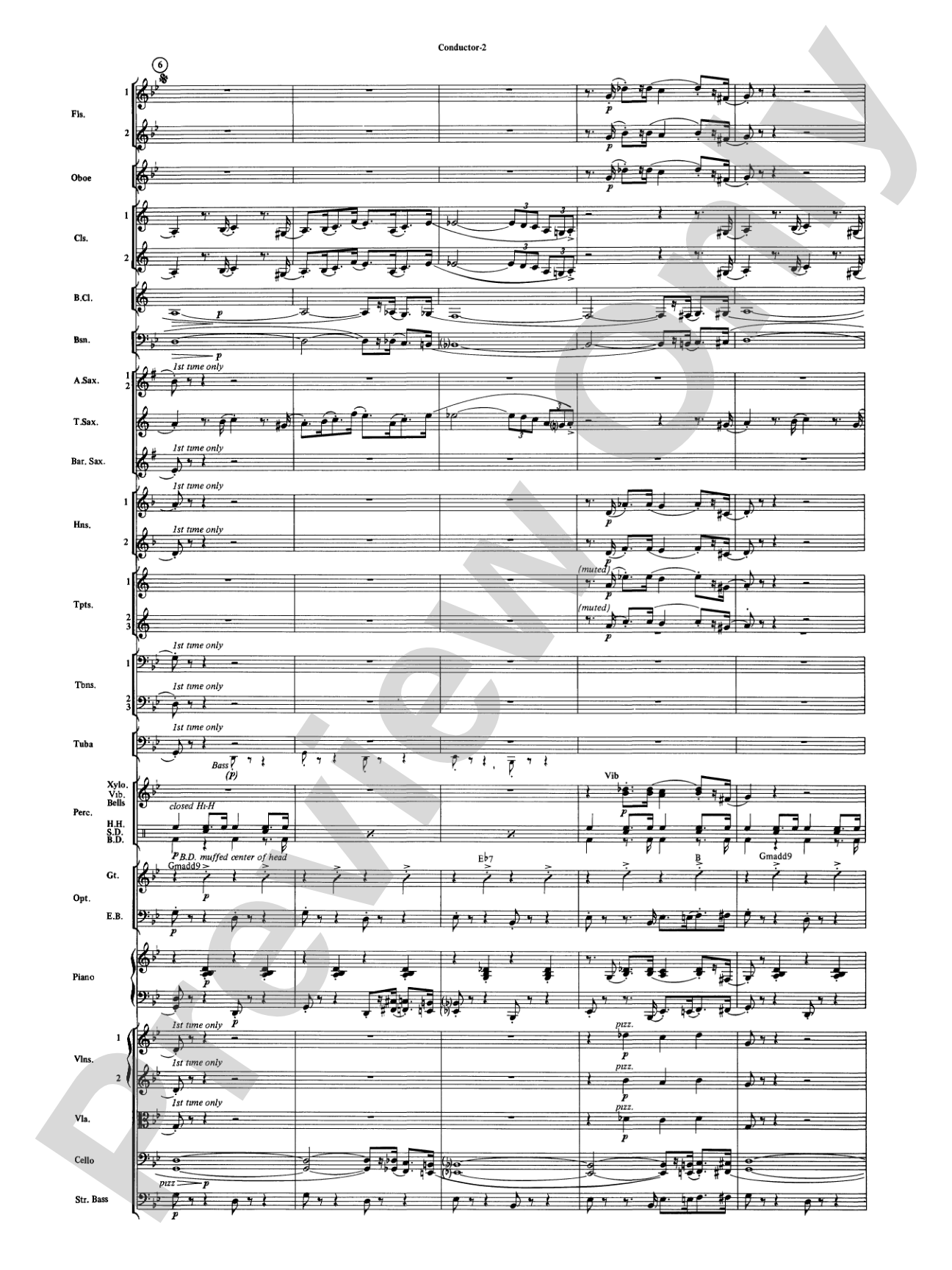 The Pink Panther: Full Orchestra Conductor Score & Parts