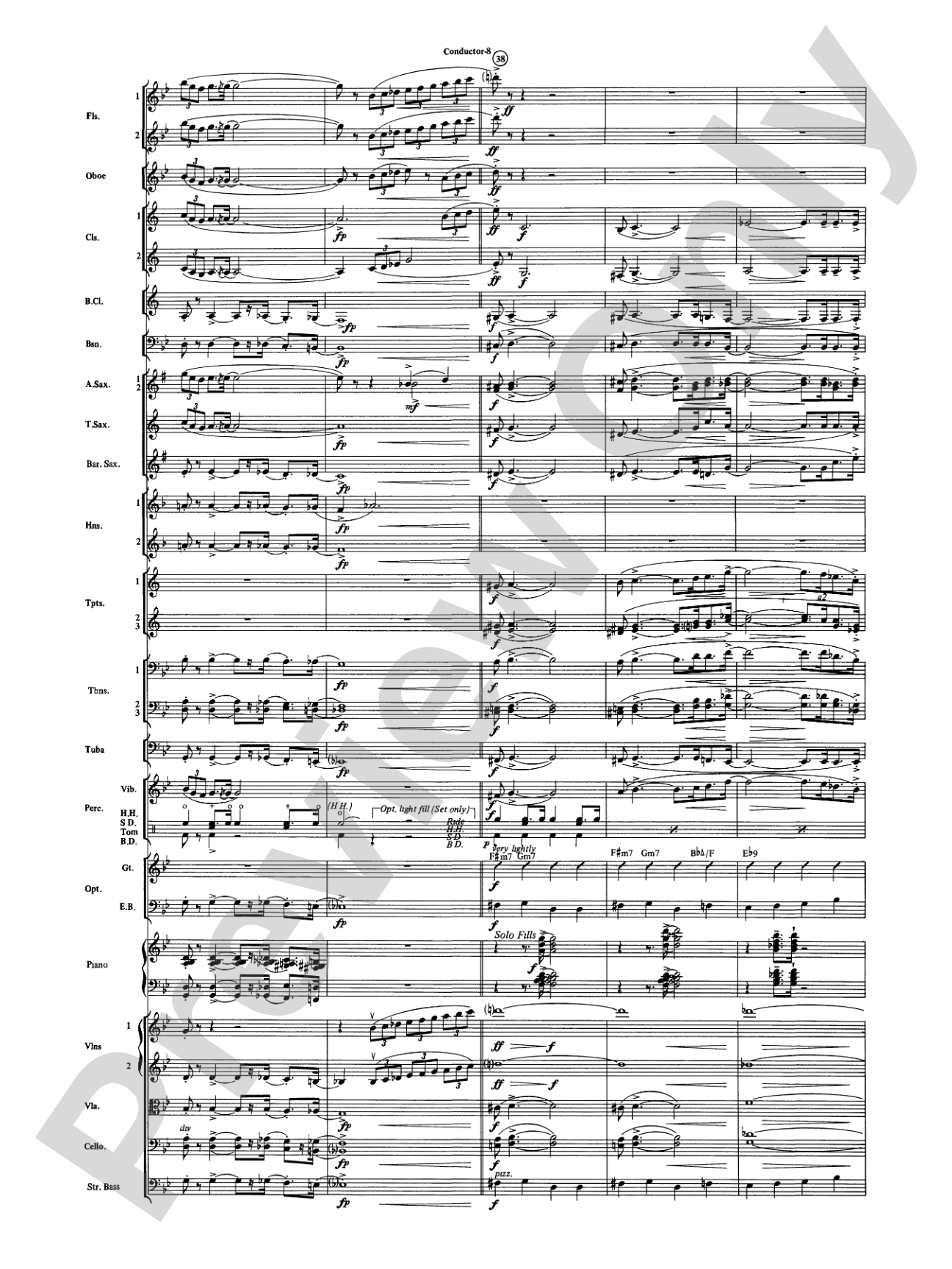 The Pink Panther: Full Orchestra Conductor Score & Parts
