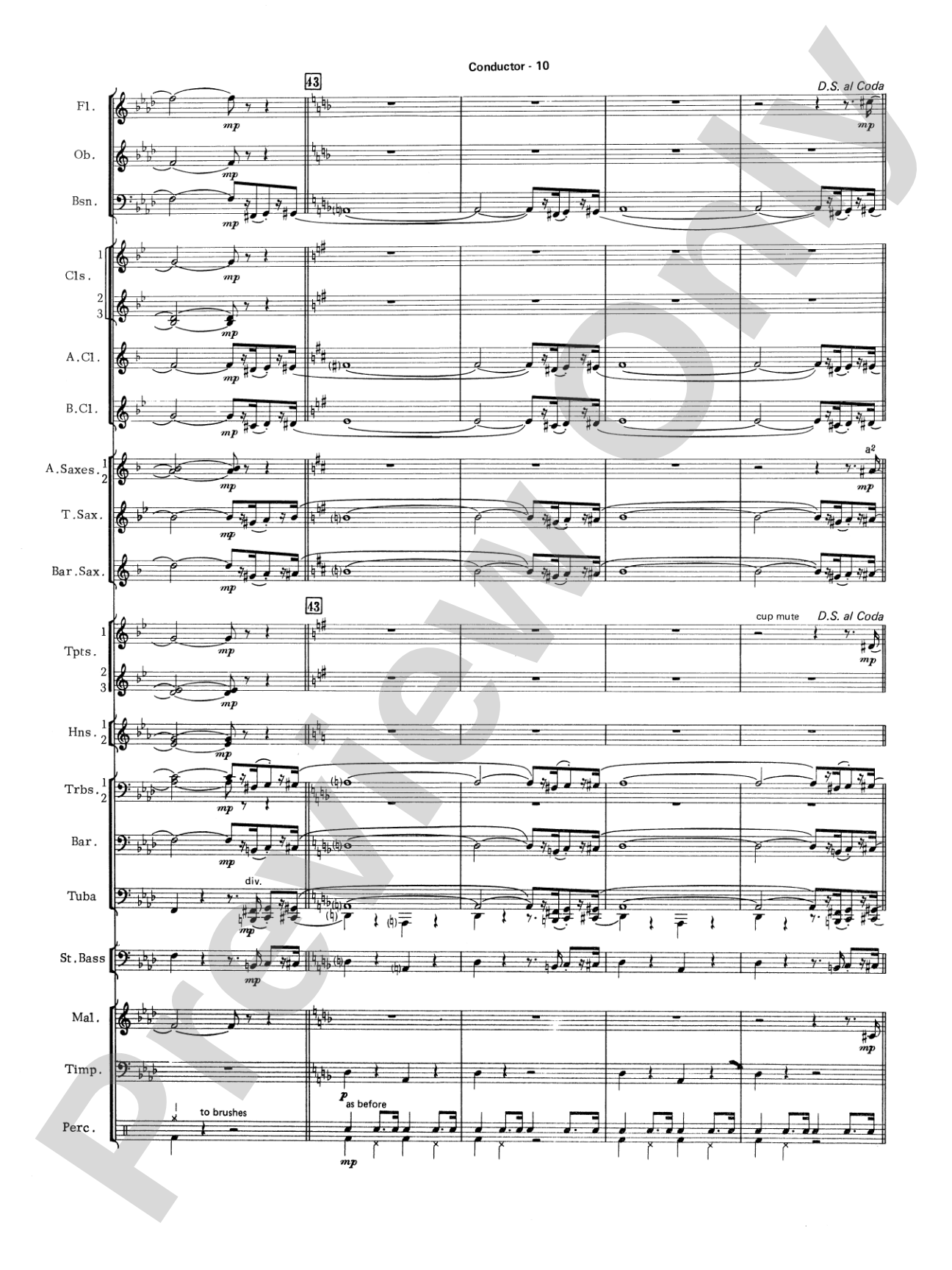 The Pink Panther: Concert Band Conductor Score & Parts