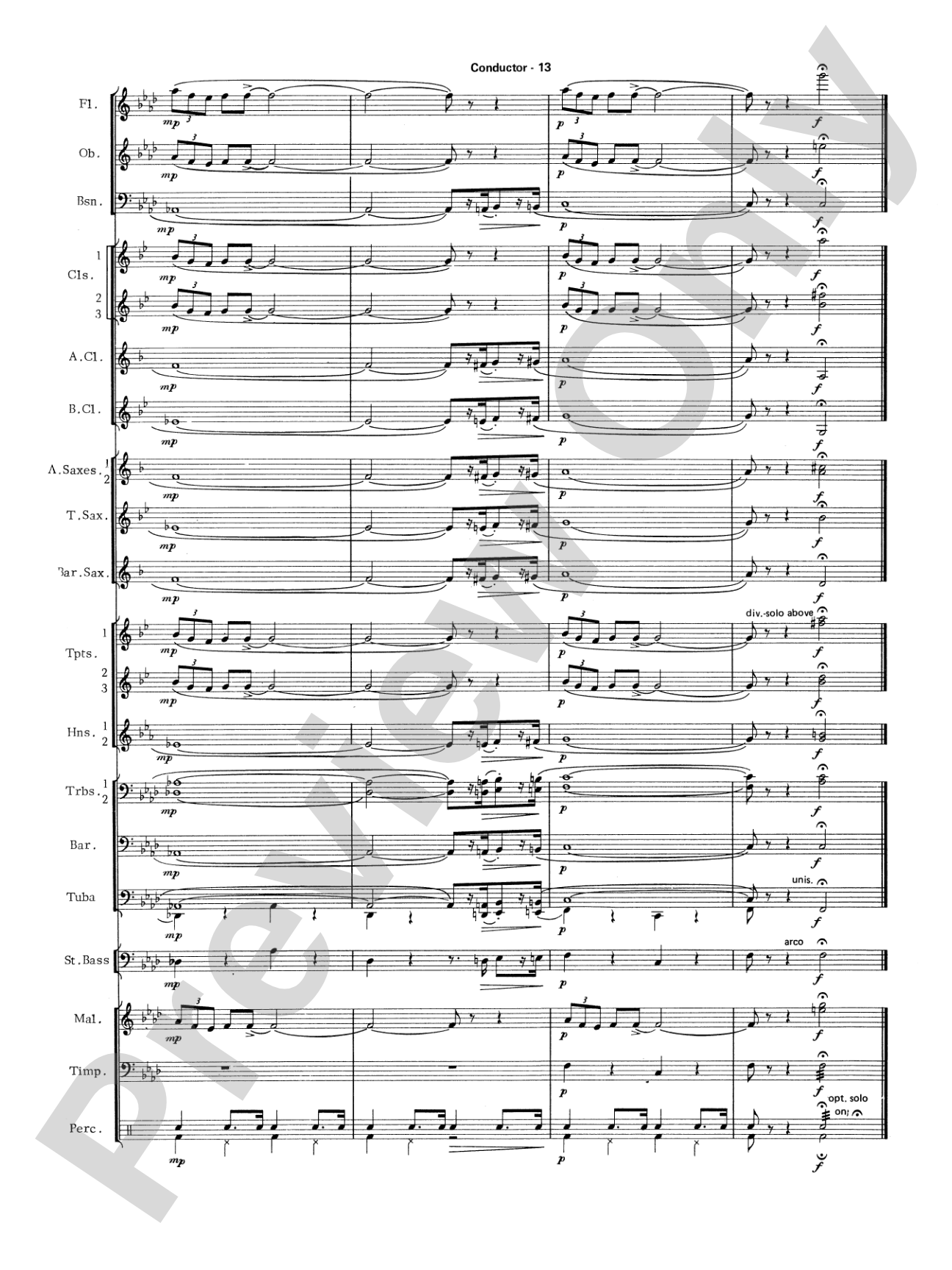 The Pink Panther: Concert Band Conductor Score & Parts