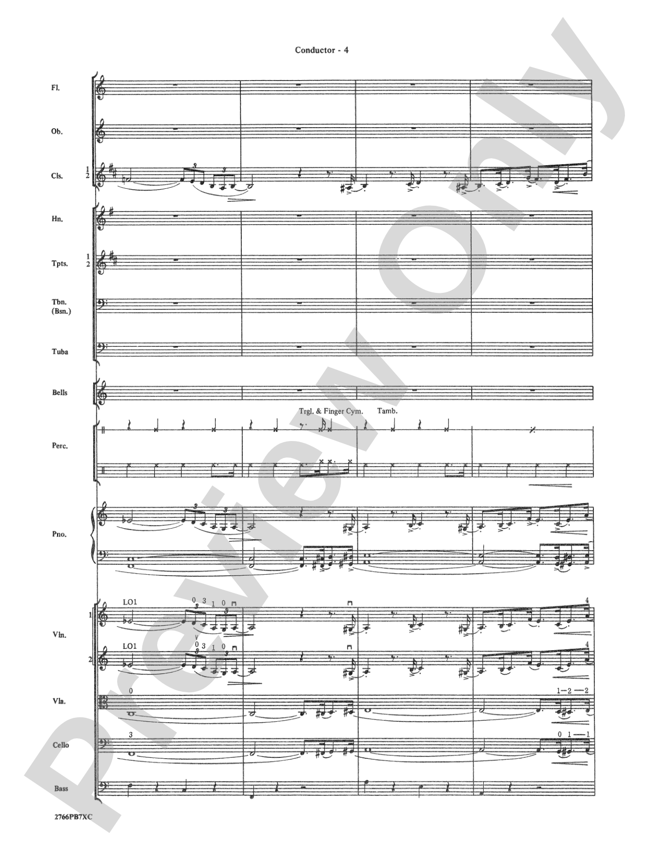 The Pink Panther: Full Orchestra Conductor Score & Parts