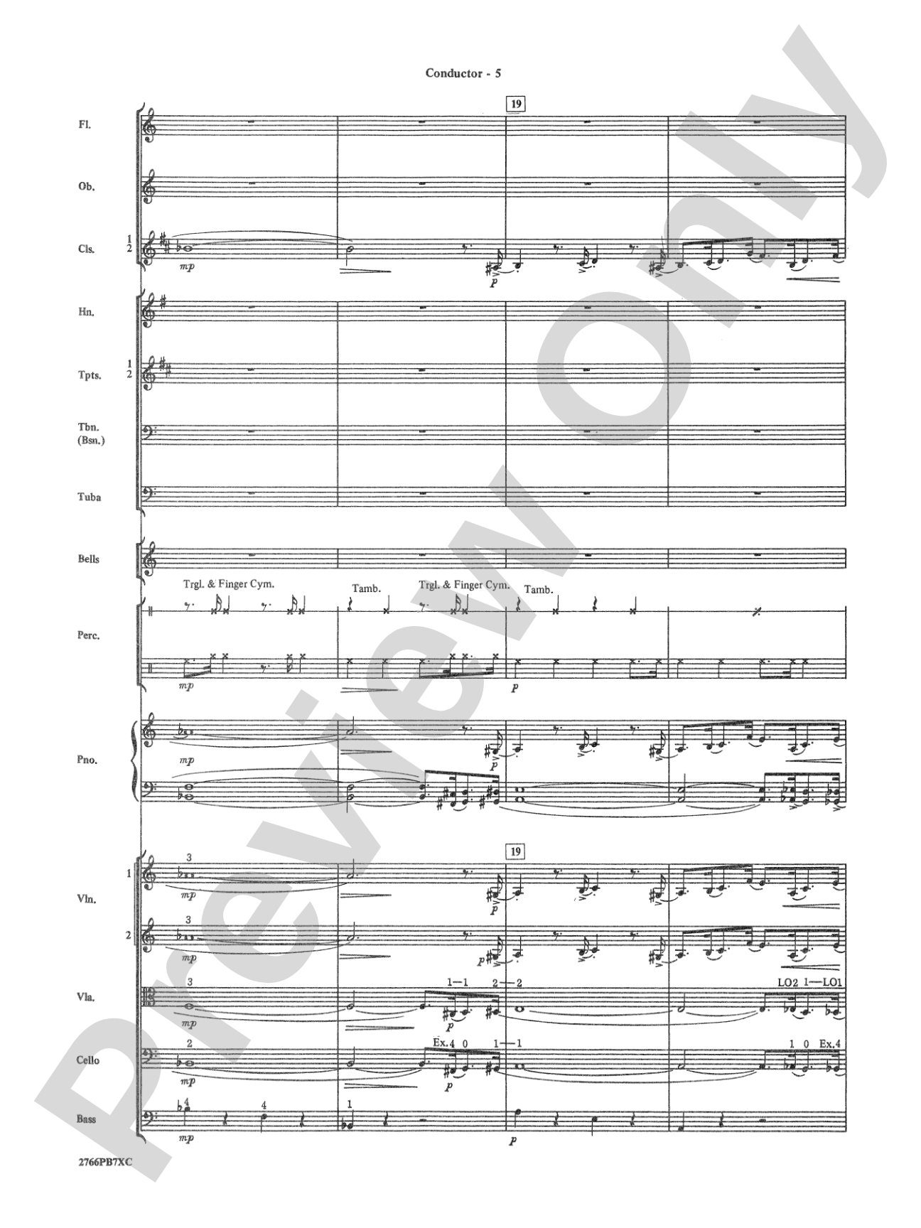 The Pink Panther: Full Orchestra Conductor Score & Parts