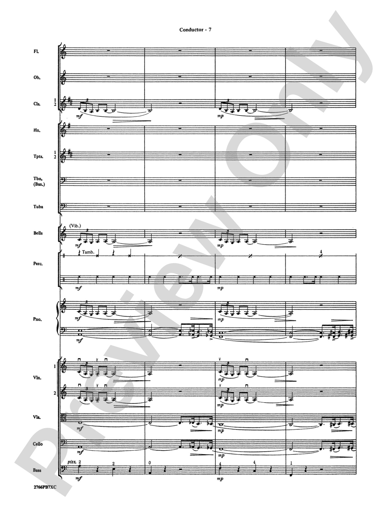 The Pink Panther: Full Orchestra Conductor Score & Parts