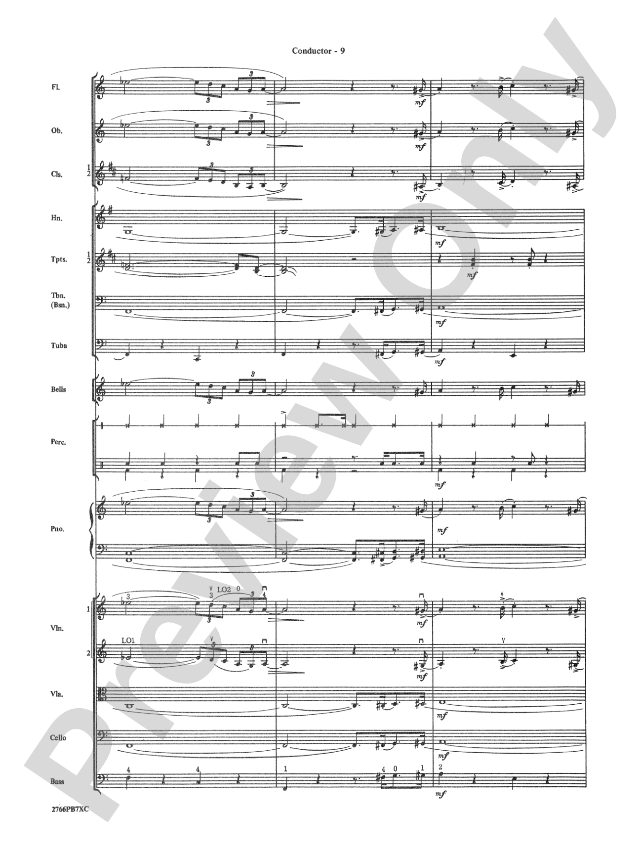 The Pink Panther: Full Orchestra Conductor Score & Parts