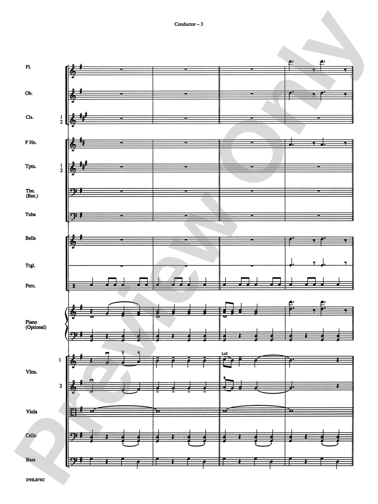 The Little Drummer Boy: Full Orchestra Conductor Score & Parts