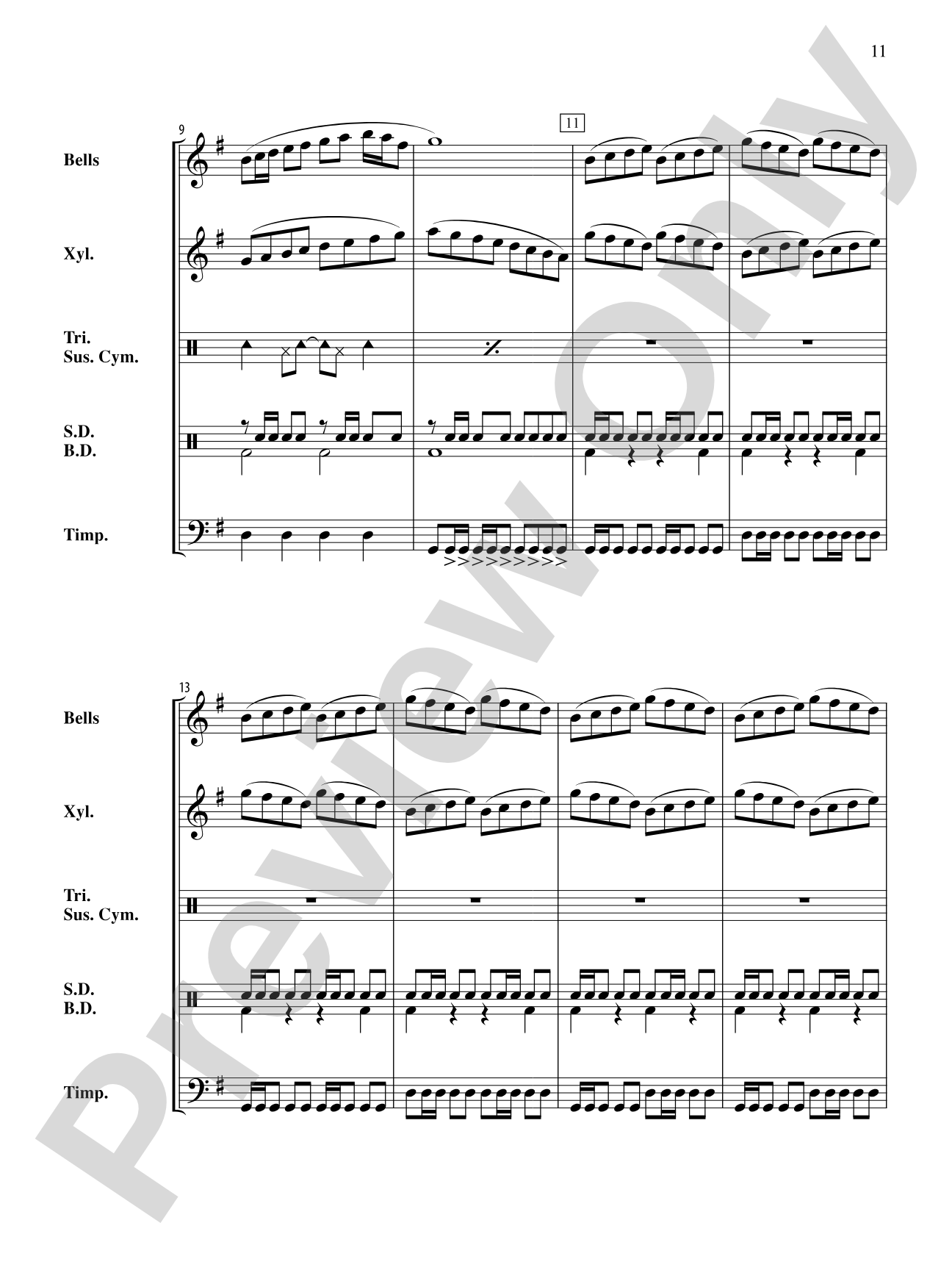 The Anthony J. Cirone Intermediate Percussion Ensemble Collection: Percussion Ensemble Conductor Score & Parts