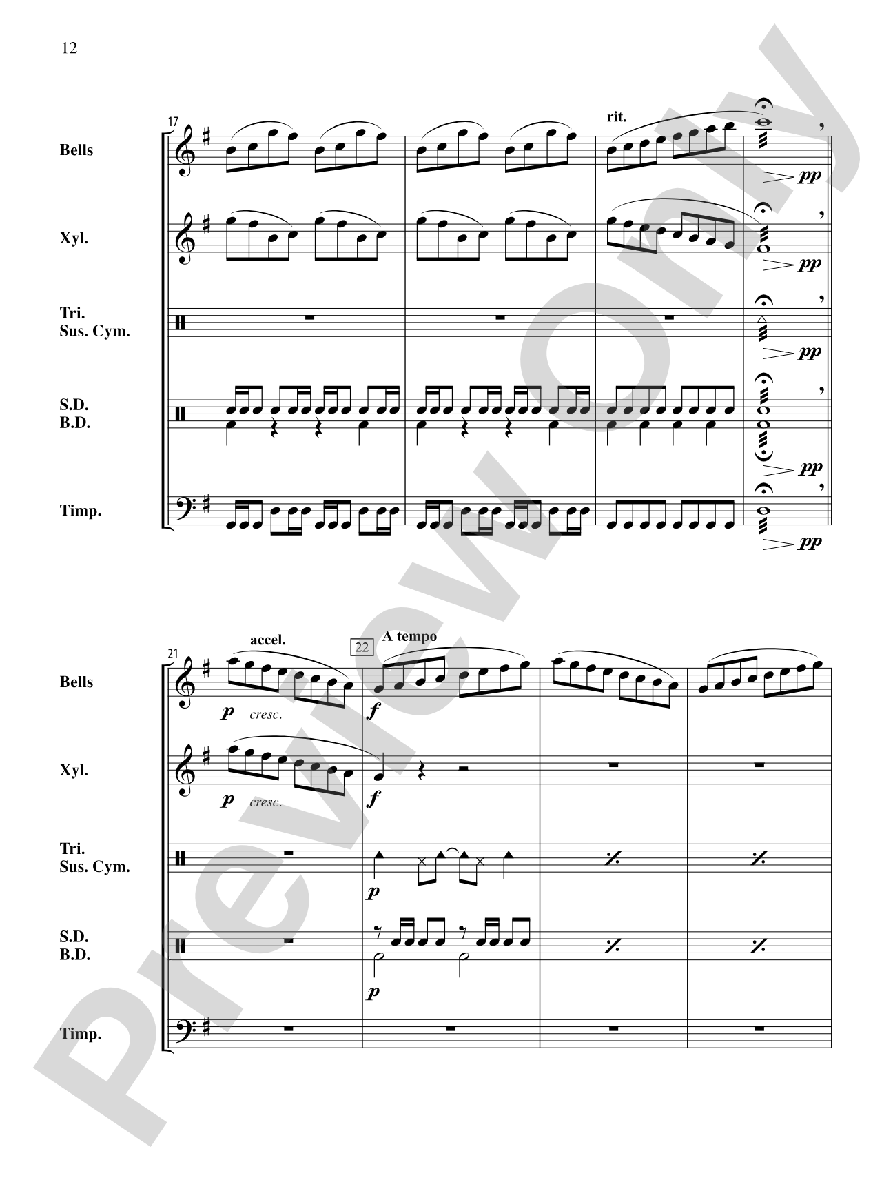 The Anthony J. Cirone Intermediate Percussion Ensemble Collection: Percussion Ensemble Conductor Score & Parts