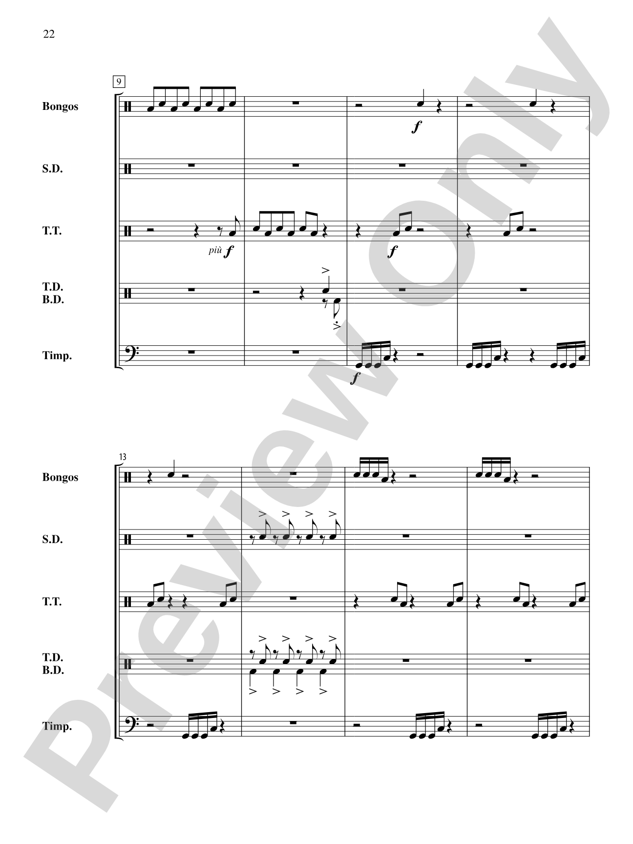 The Anthony J. Cirone Intermediate Percussion Ensemble Collection: Percussion Ensemble Conductor Score & Parts