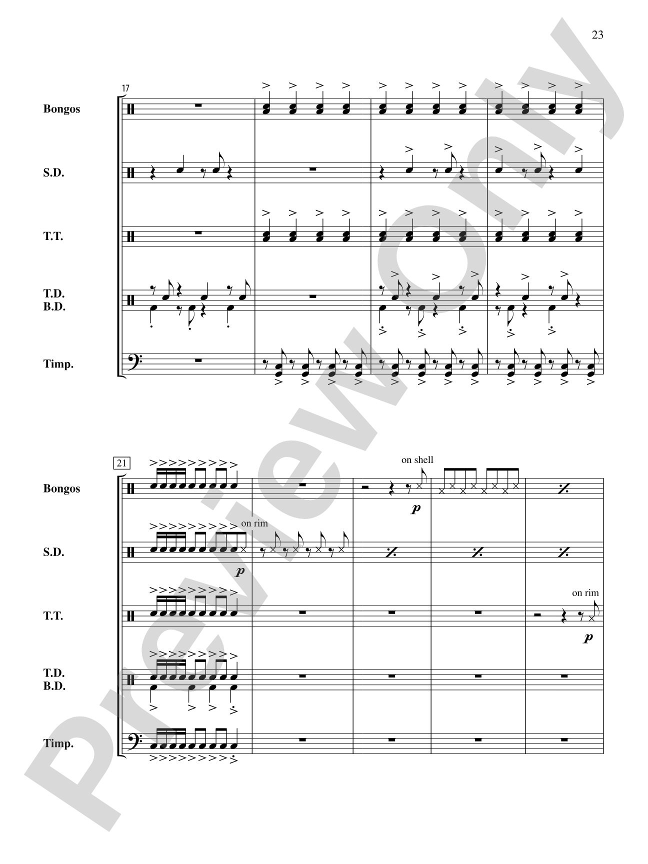 The Anthony J. Cirone Intermediate Percussion Ensemble Collection: Percussion Ensemble Conductor Score & Parts