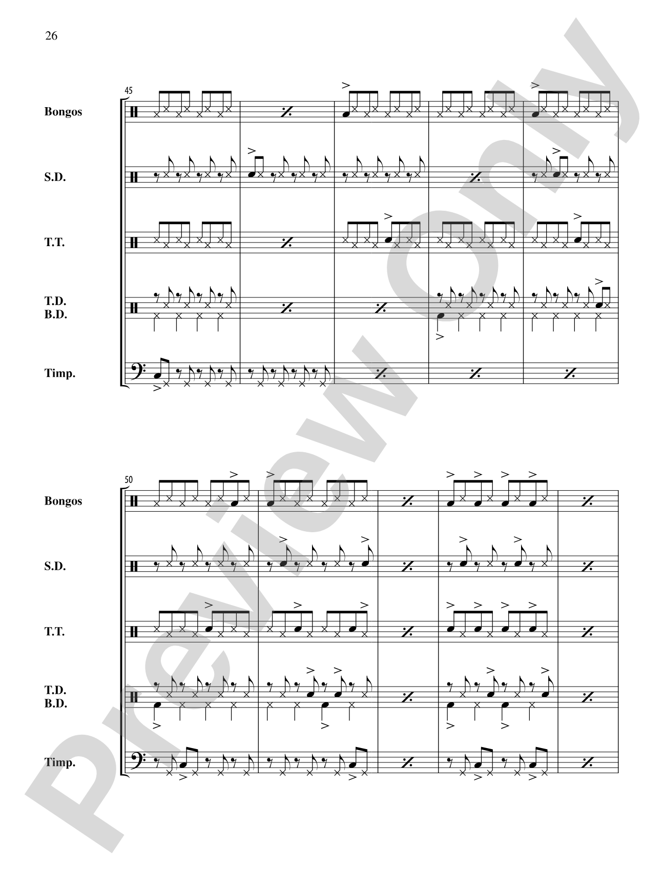 The Anthony J. Cirone Intermediate Percussion Ensemble Collection: Percussion Ensemble Conductor Score & Parts