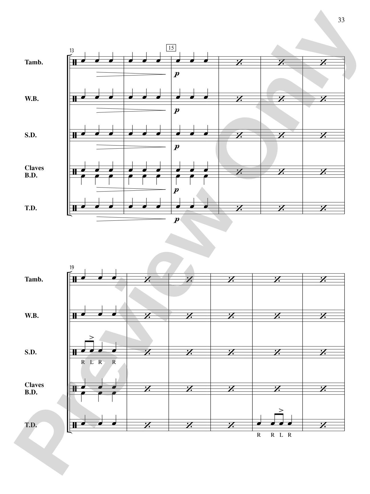 The Anthony J. Cirone Intermediate Percussion Ensemble Collection: Percussion Ensemble Conductor Score & Parts