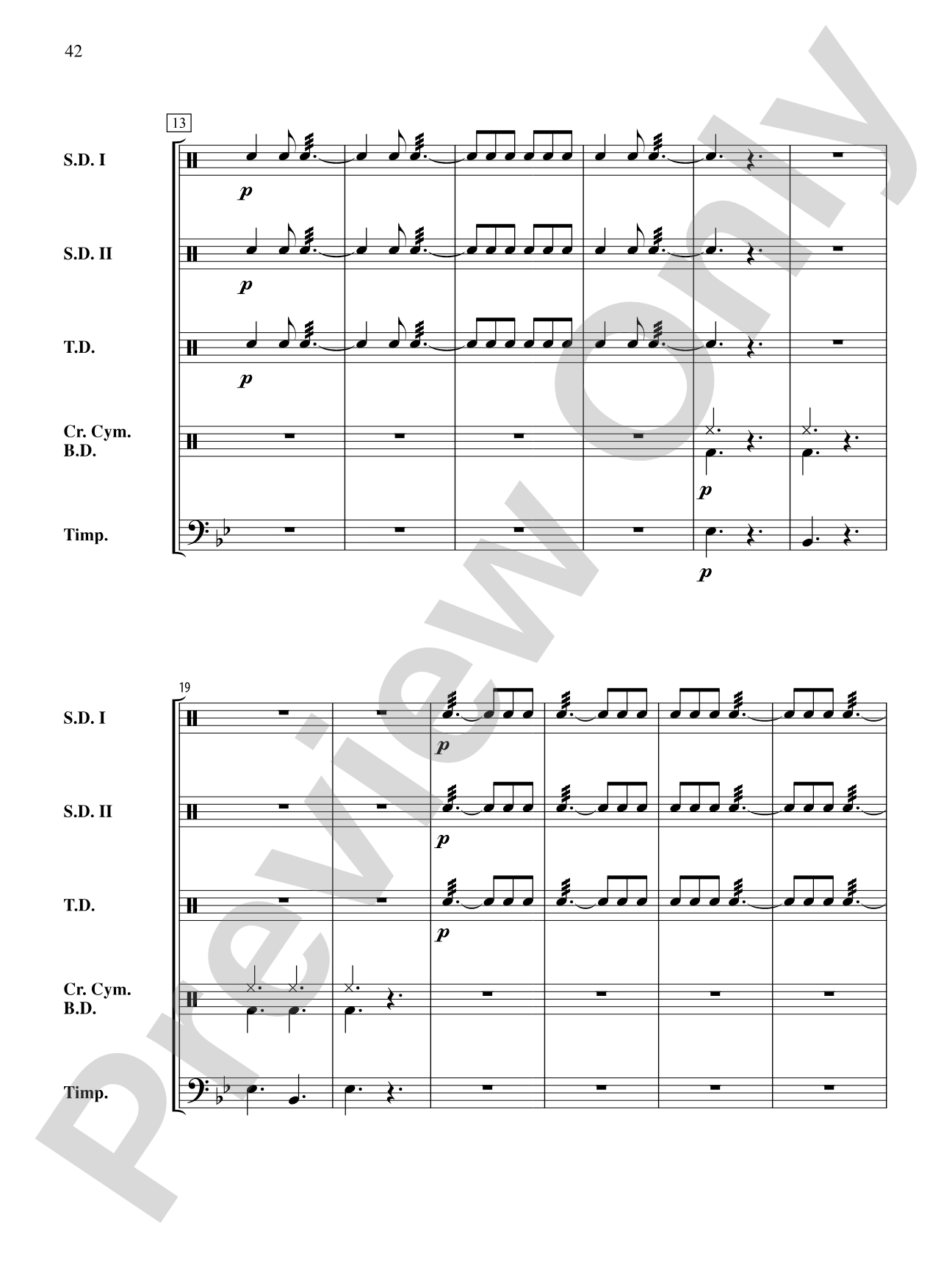 The Anthony J. Cirone Intermediate Percussion Ensemble Collection: Percussion Ensemble Conductor Score & Parts