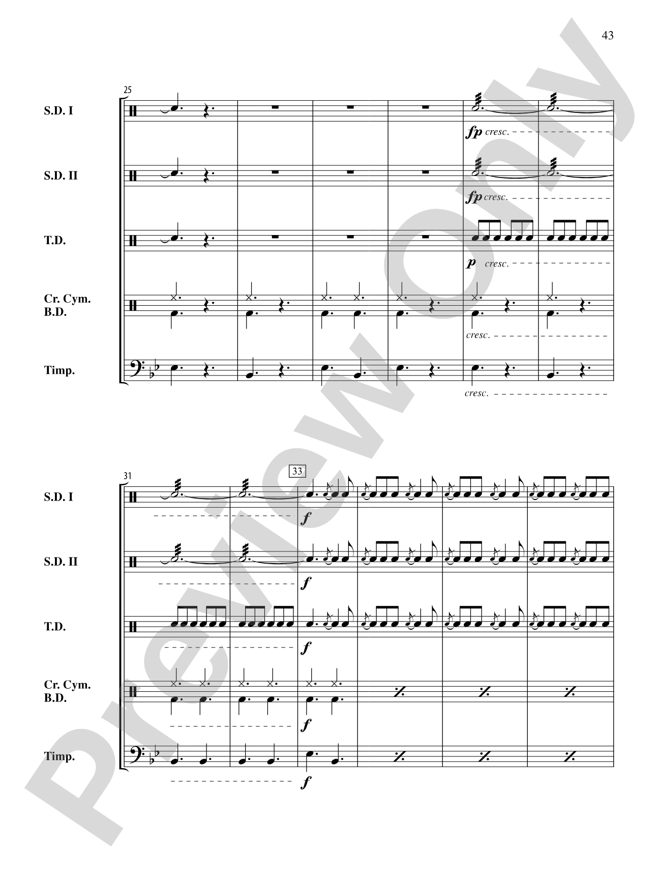 The Anthony J. Cirone Intermediate Percussion Ensemble Collection: Percussion Ensemble Conductor Score & Parts
