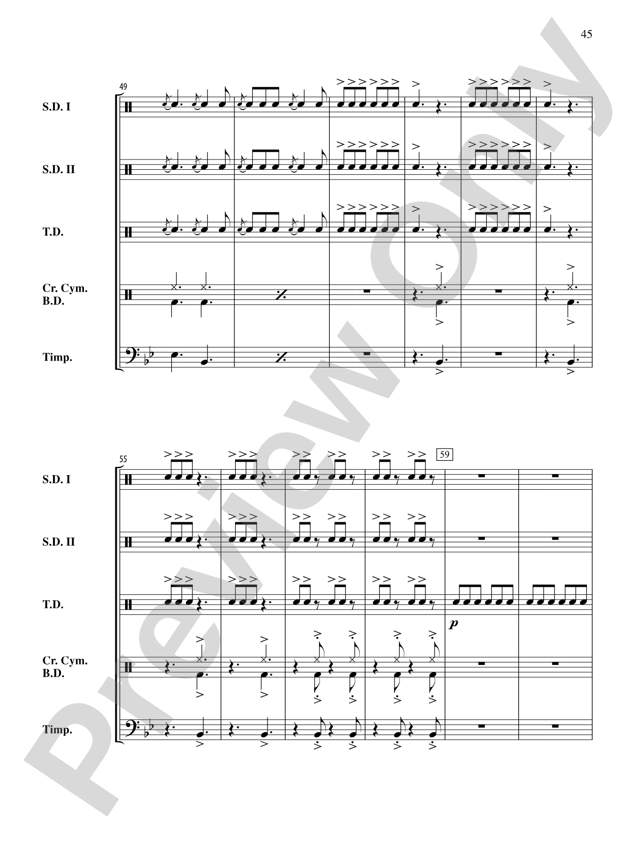 The Anthony J. Cirone Intermediate Percussion Ensemble Collection: Percussion Ensemble Conductor Score & Parts
