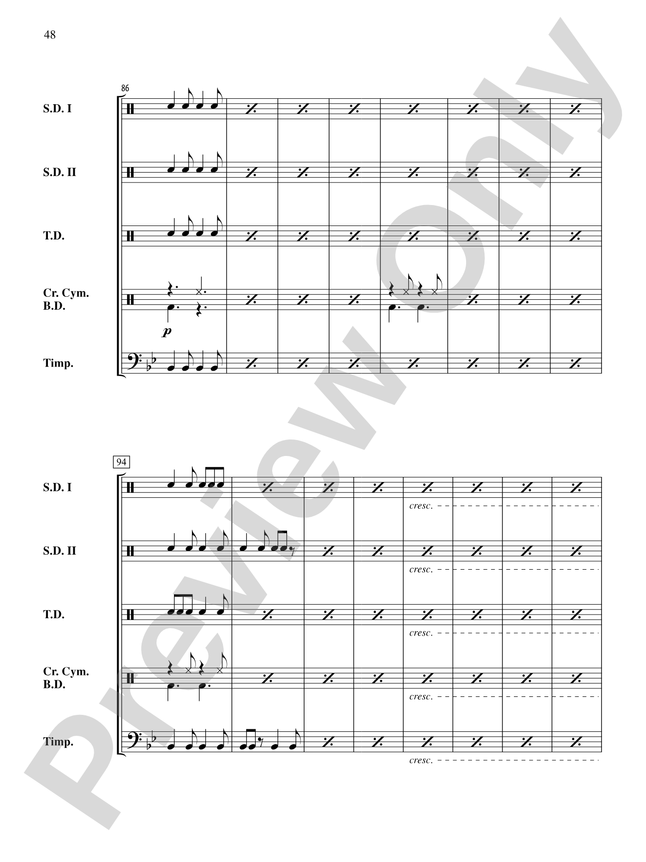 The Anthony J. Cirone Intermediate Percussion Ensemble Collection: Percussion Ensemble Conductor Score & Parts