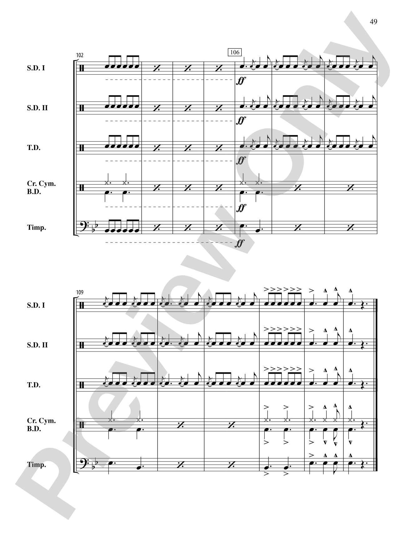 The Anthony J. Cirone Intermediate Percussion Ensemble Collection: Percussion Ensemble Conductor Score & Parts