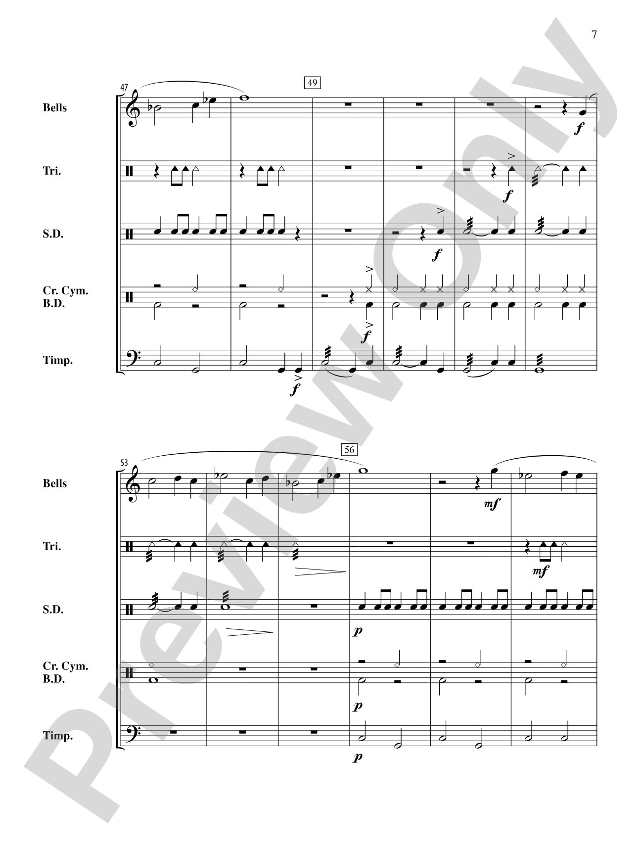The Anthony J. Cirone Intermediate Percussion Ensemble Collection: Percussion Ensemble Conductor Score & Parts