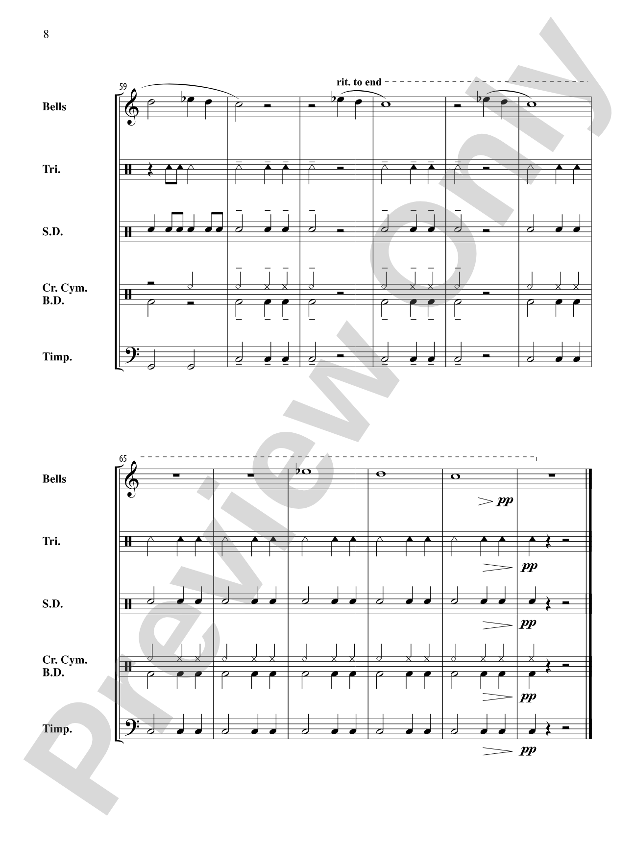 The Anthony J. Cirone Intermediate Percussion Ensemble Collection: Percussion Ensemble Conductor Score & Parts