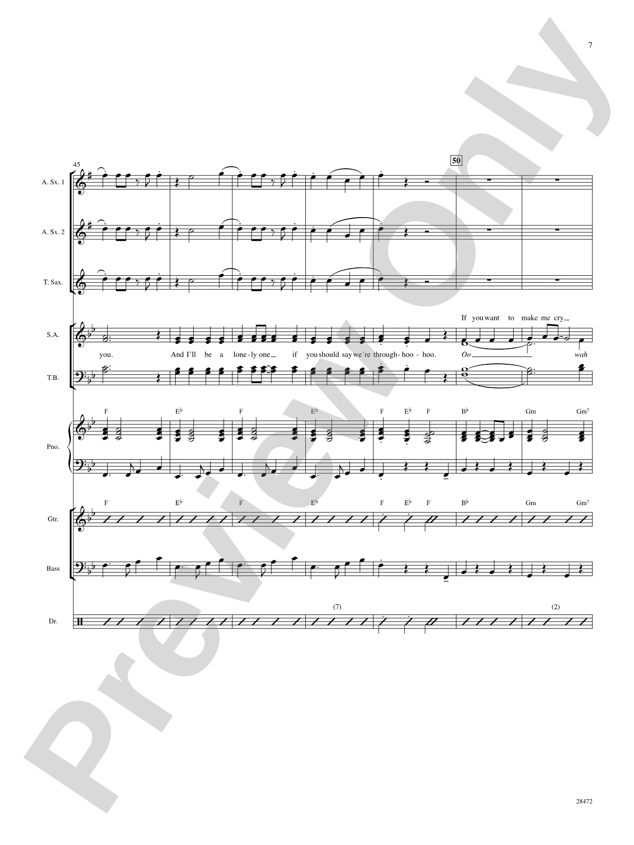 A Teenager in Love: Choral SoundPax