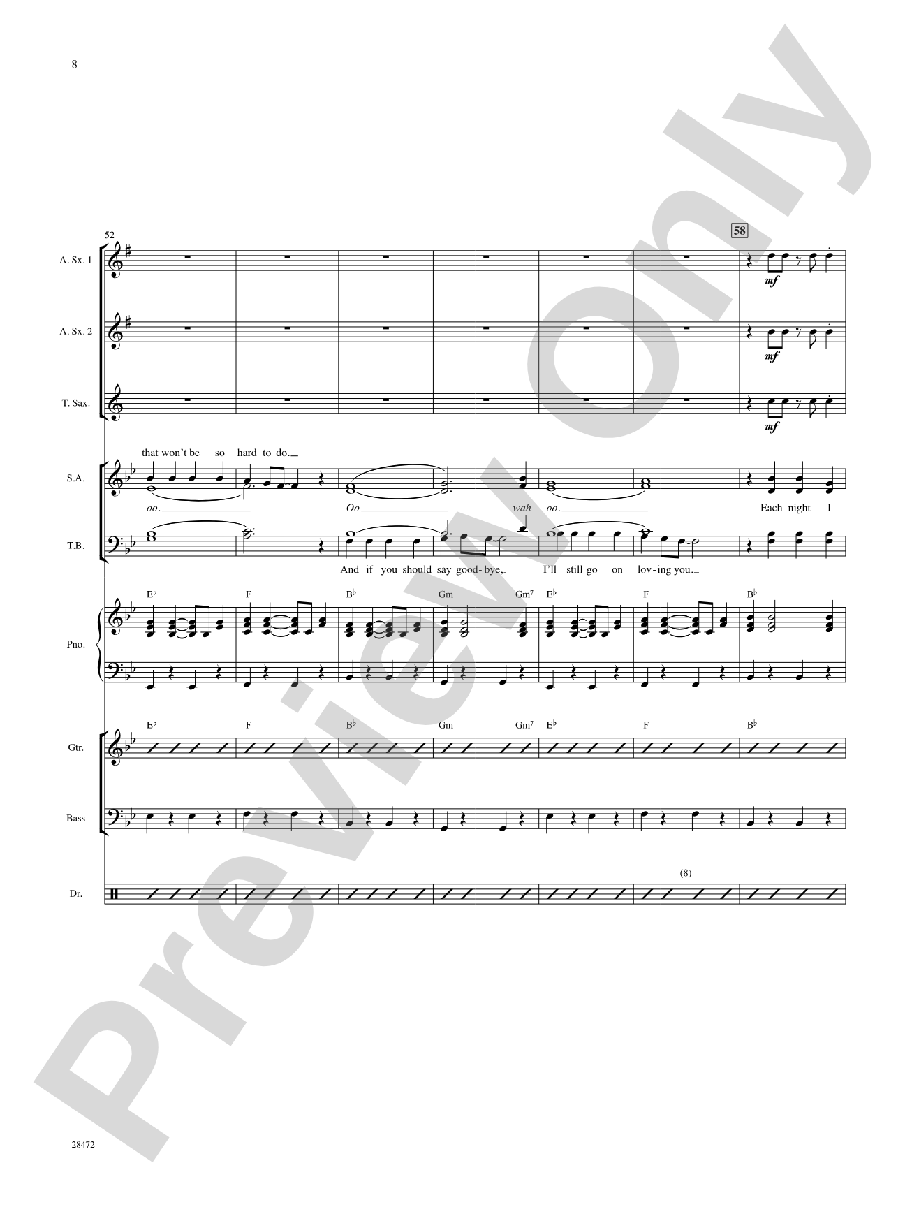A Teenager in Love: Choral SoundPax