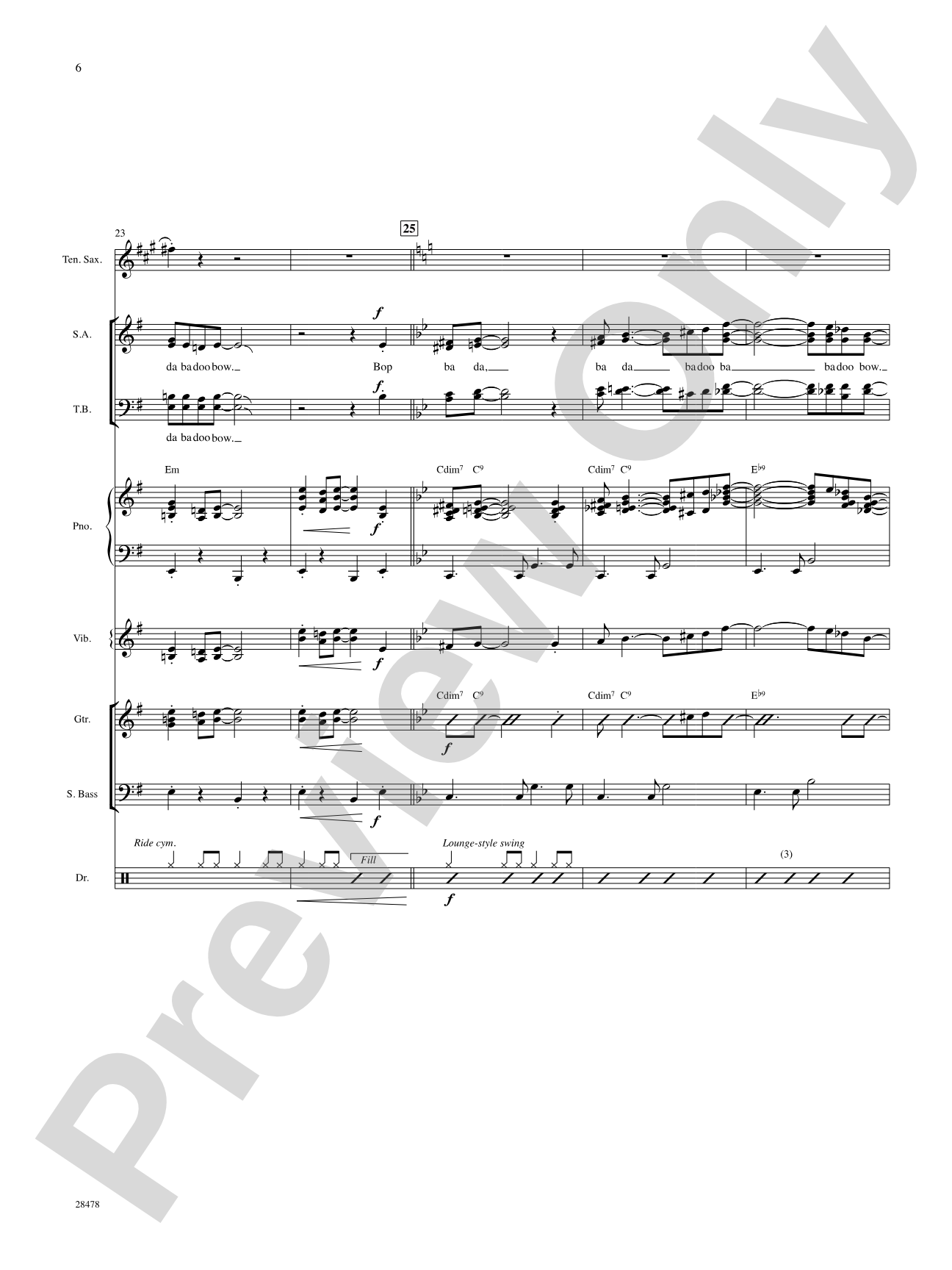 The Pink Panther: Choral SoundPax