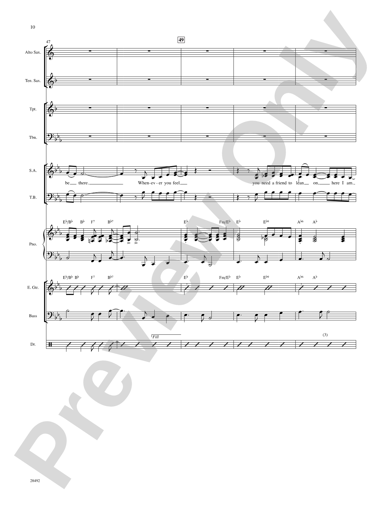 Let Me Be There: Choral SoundPax