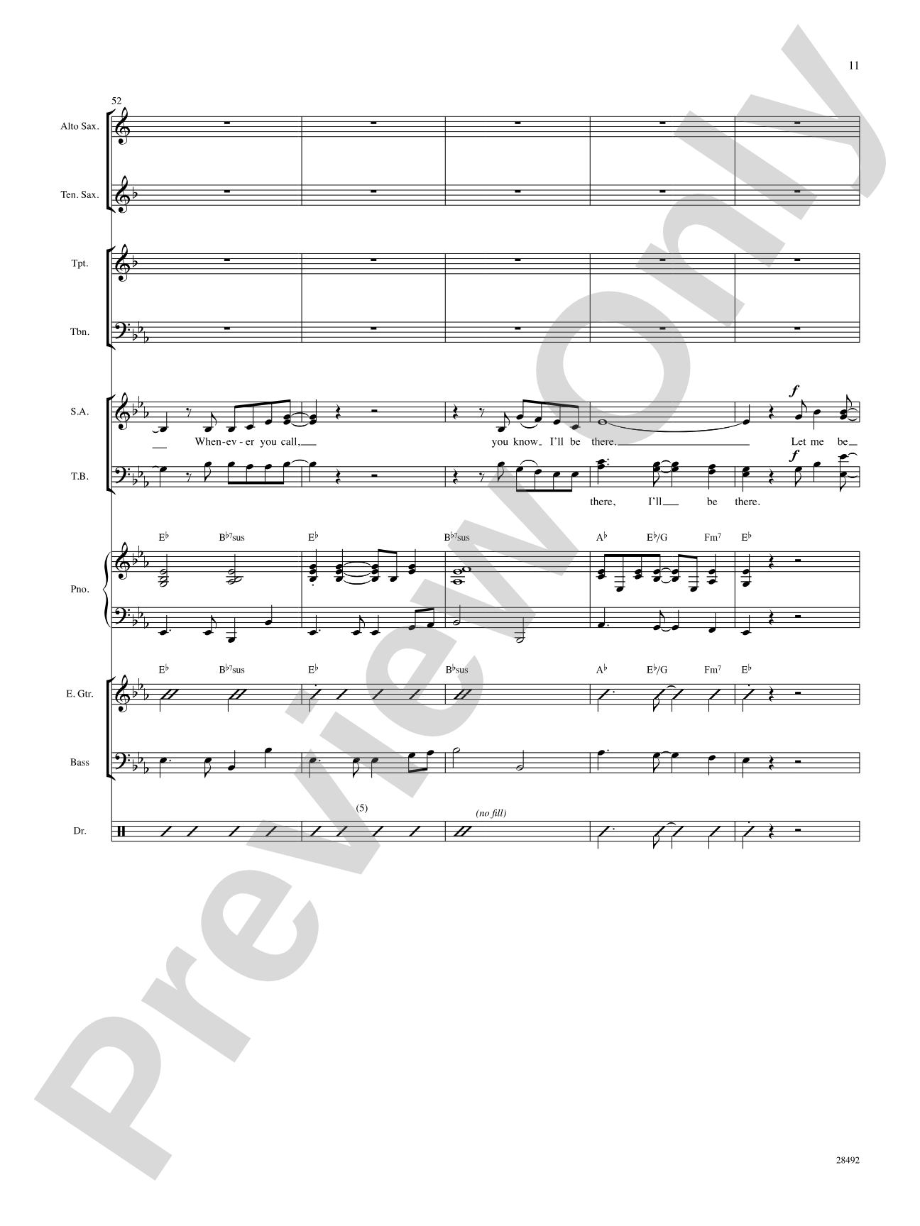 Let Me Be There: Choral SoundPax