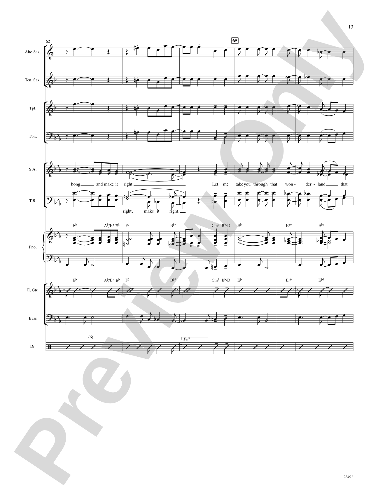 Let Me Be There: Choral SoundPax