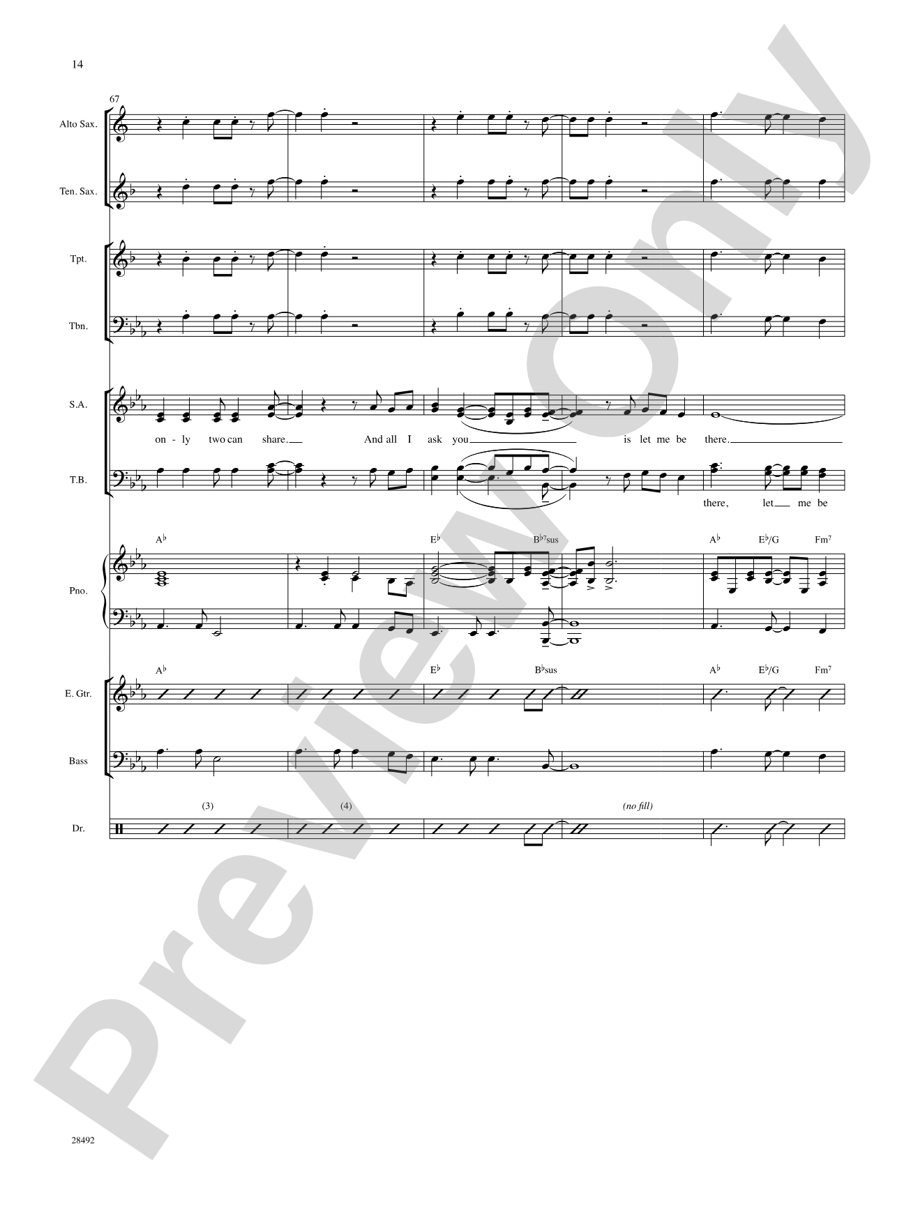 Let Me Be There: Choral SoundPax