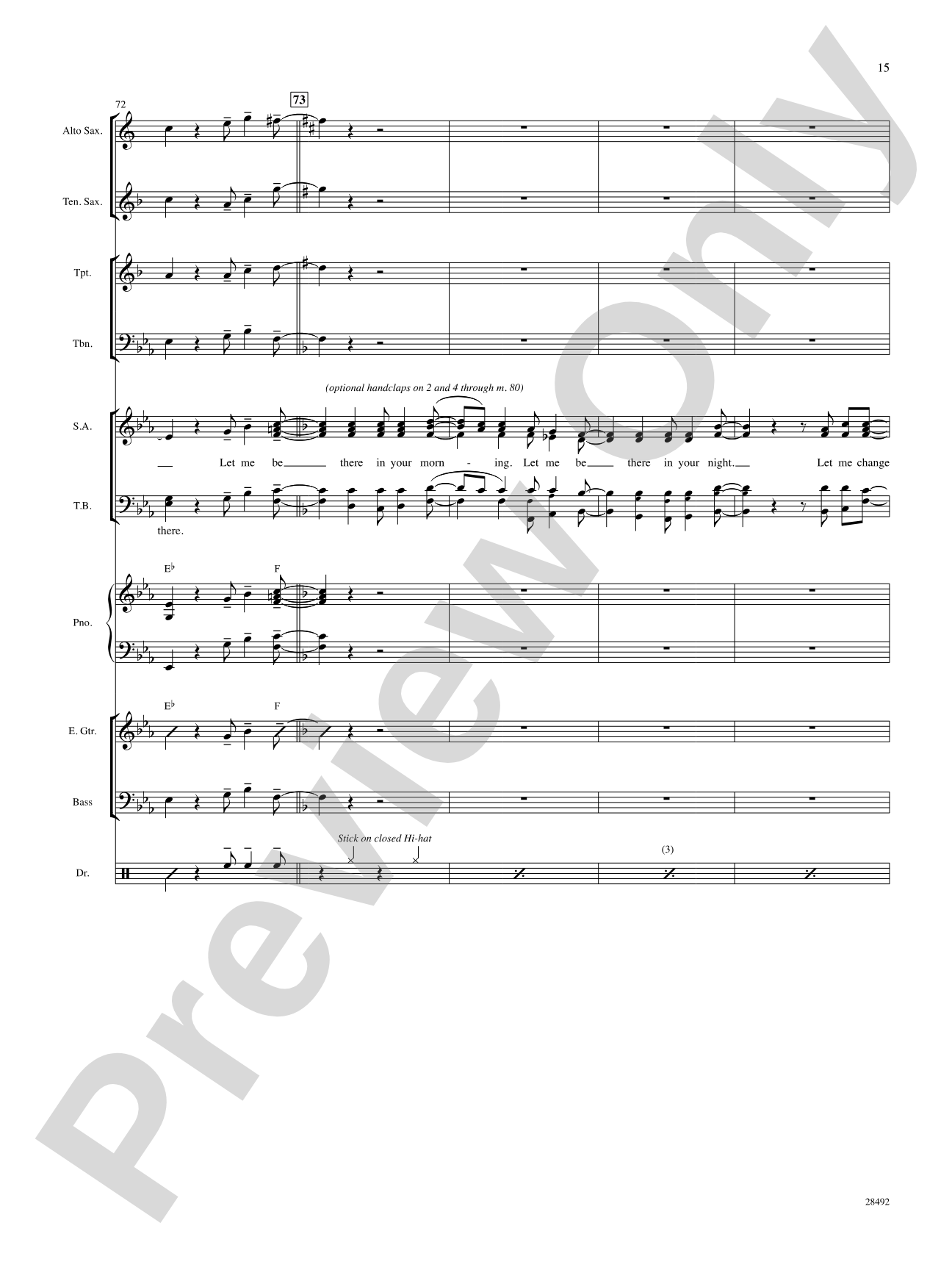 Let Me Be There: Choral SoundPax