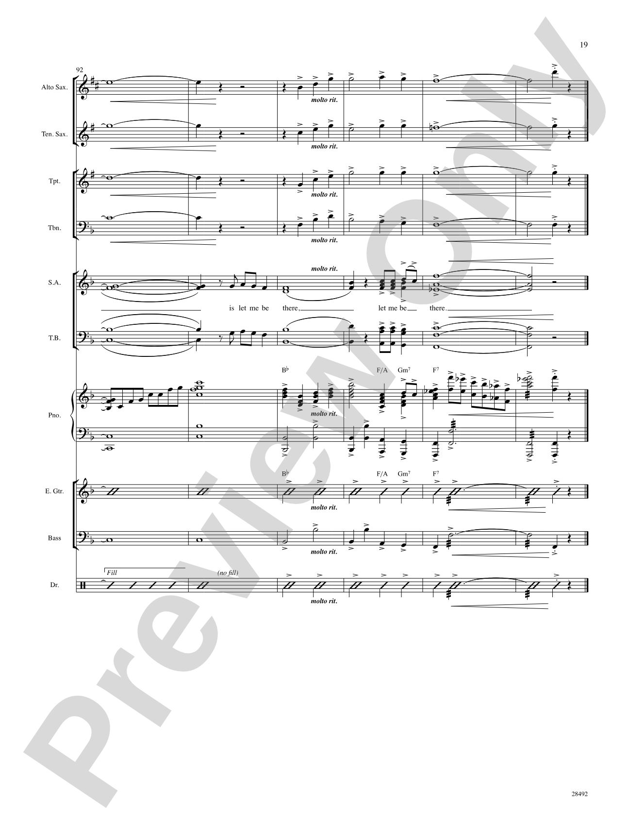 Let Me Be There: Choral SoundPax