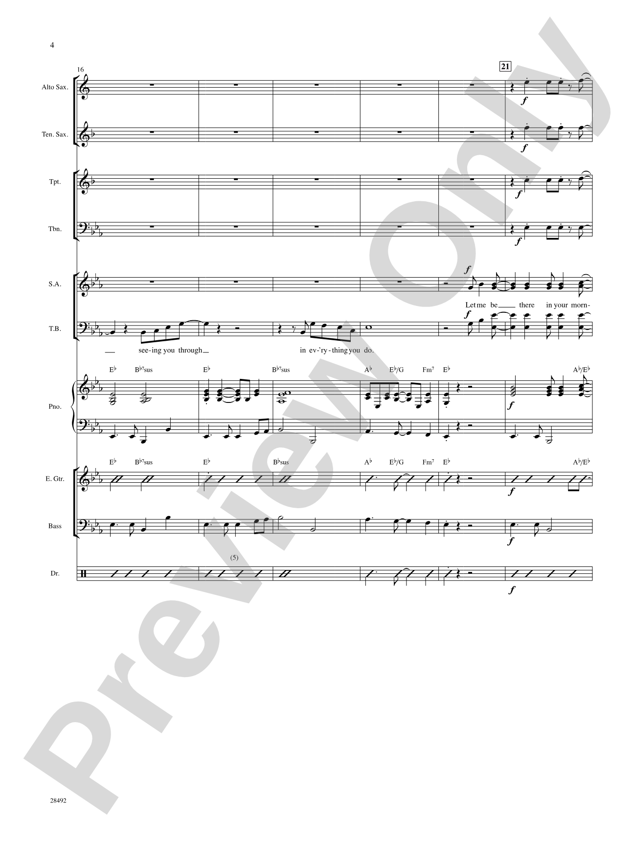 Let Me Be There: Choral SoundPax