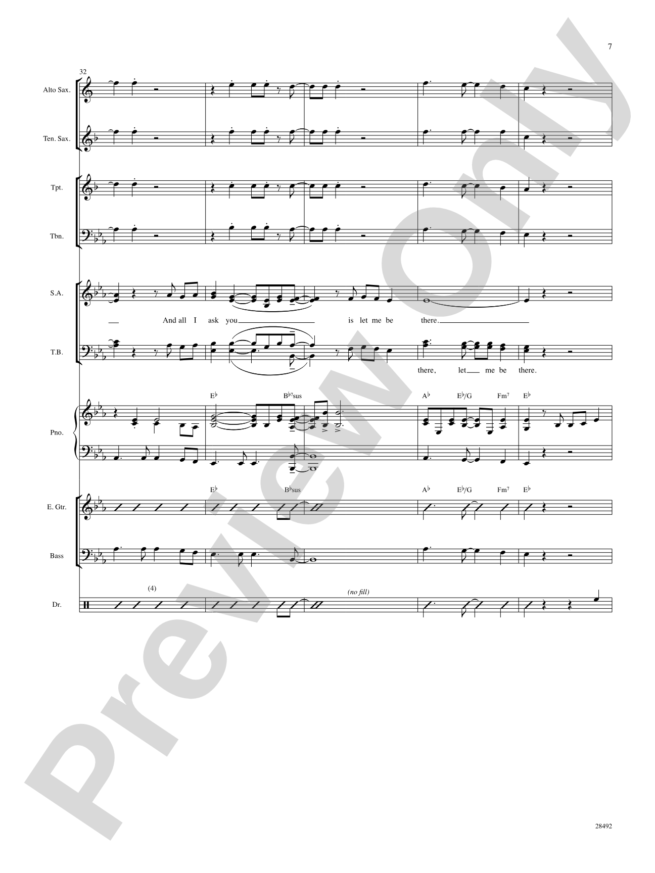 Let Me Be There: Choral SoundPax