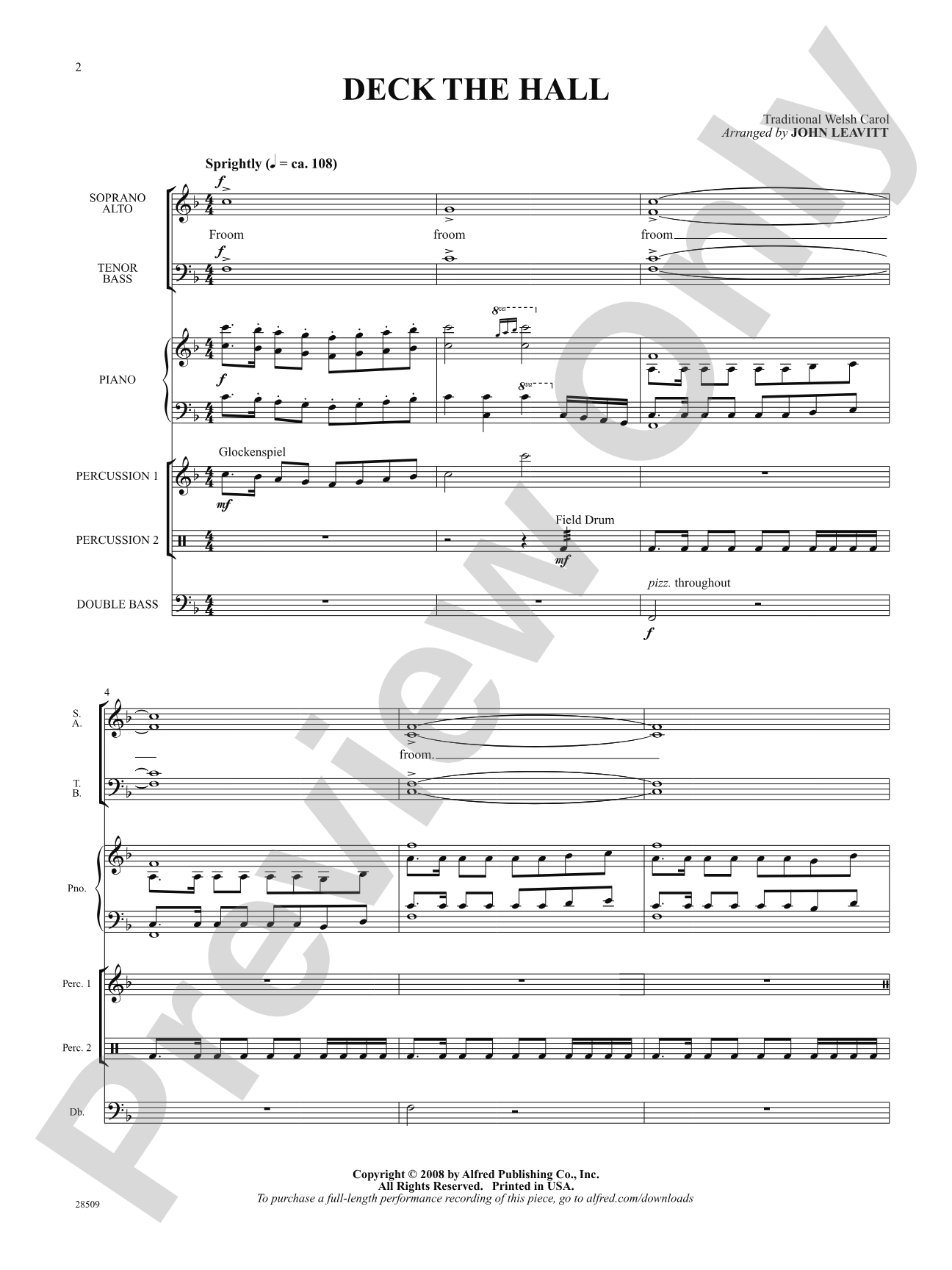 Deck the Hall: Choral SoundPax
