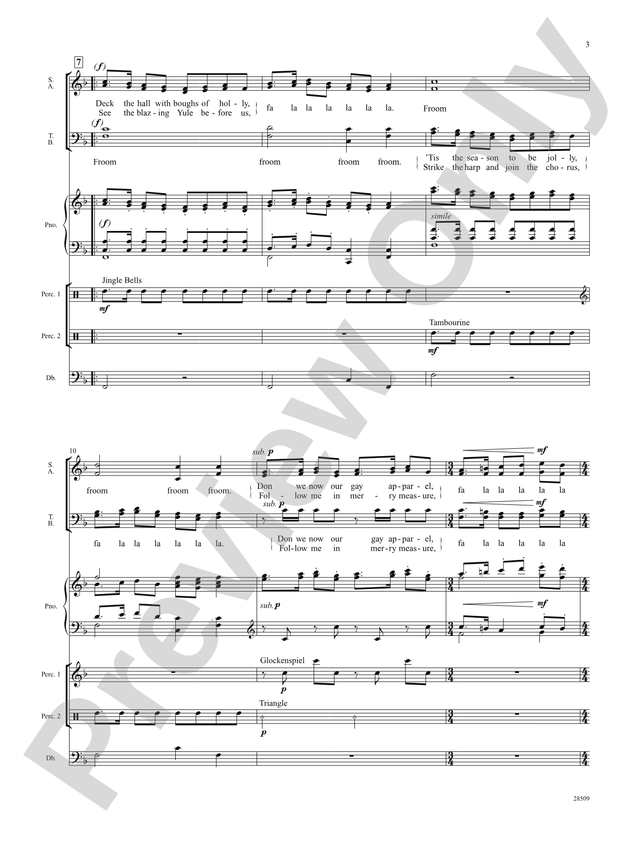 Deck the Hall: Choral SoundPax