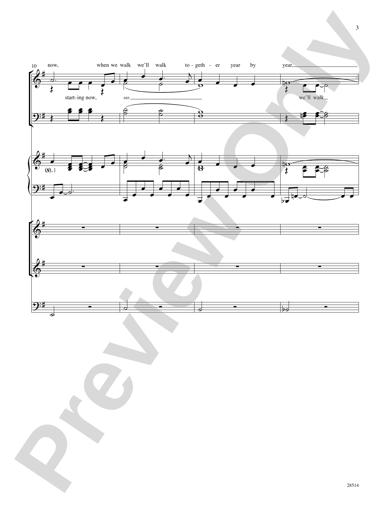 Starting Here, Starting Now (from the musical Starting Here, Starting Now): Score: Choral SoundPax