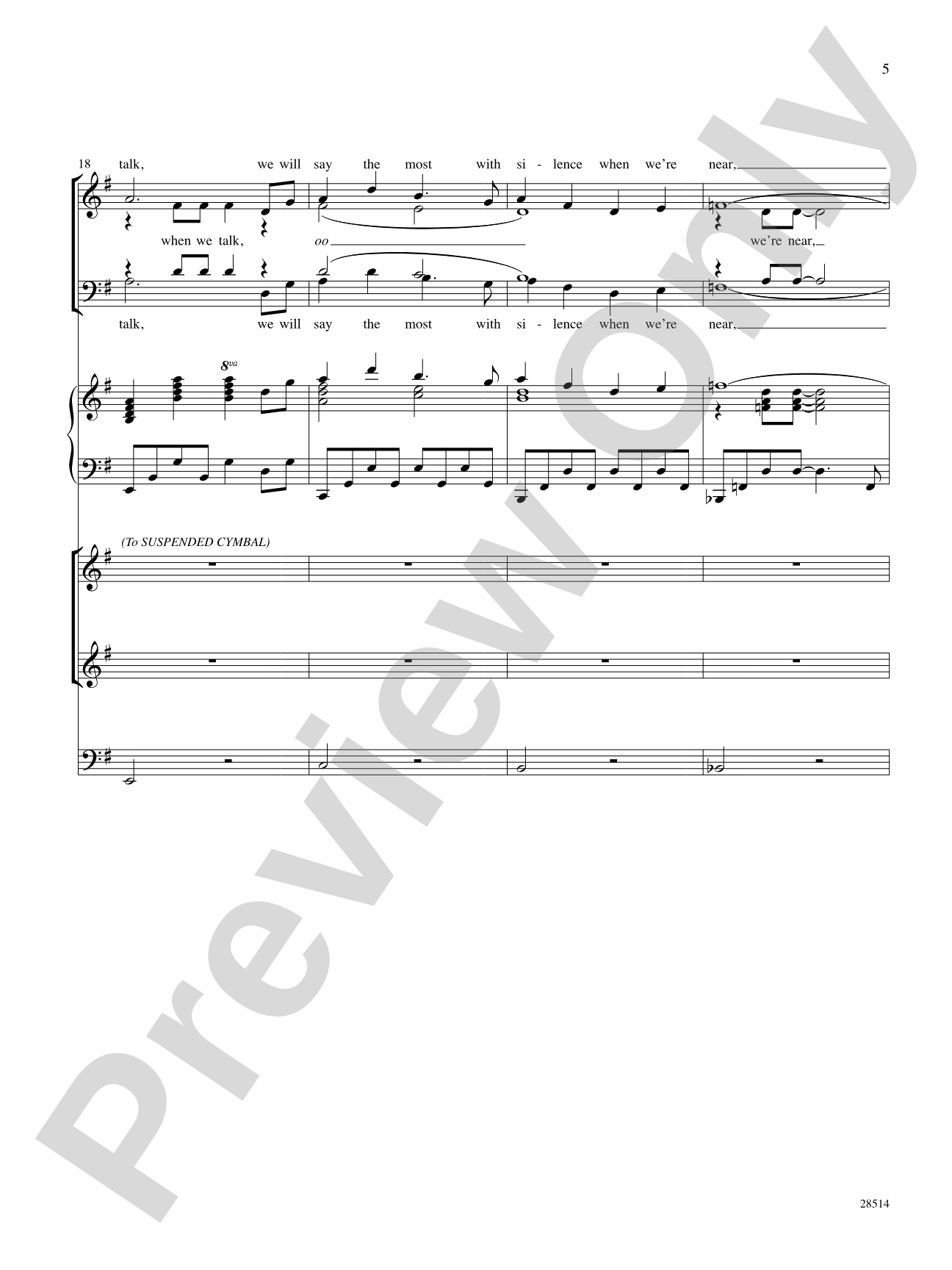 Starting Here, Starting Now (from the musical Starting Here, Starting Now): Score: Choral SoundPax