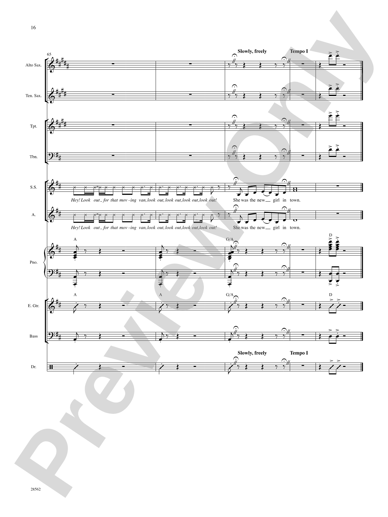 The New Girl in Town (from the movie Hairspray): Choral SoundPax