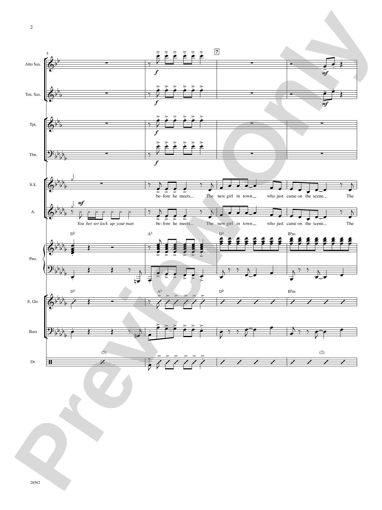 The New Girl in Town (from the movie Hairspray): Choral SoundPax