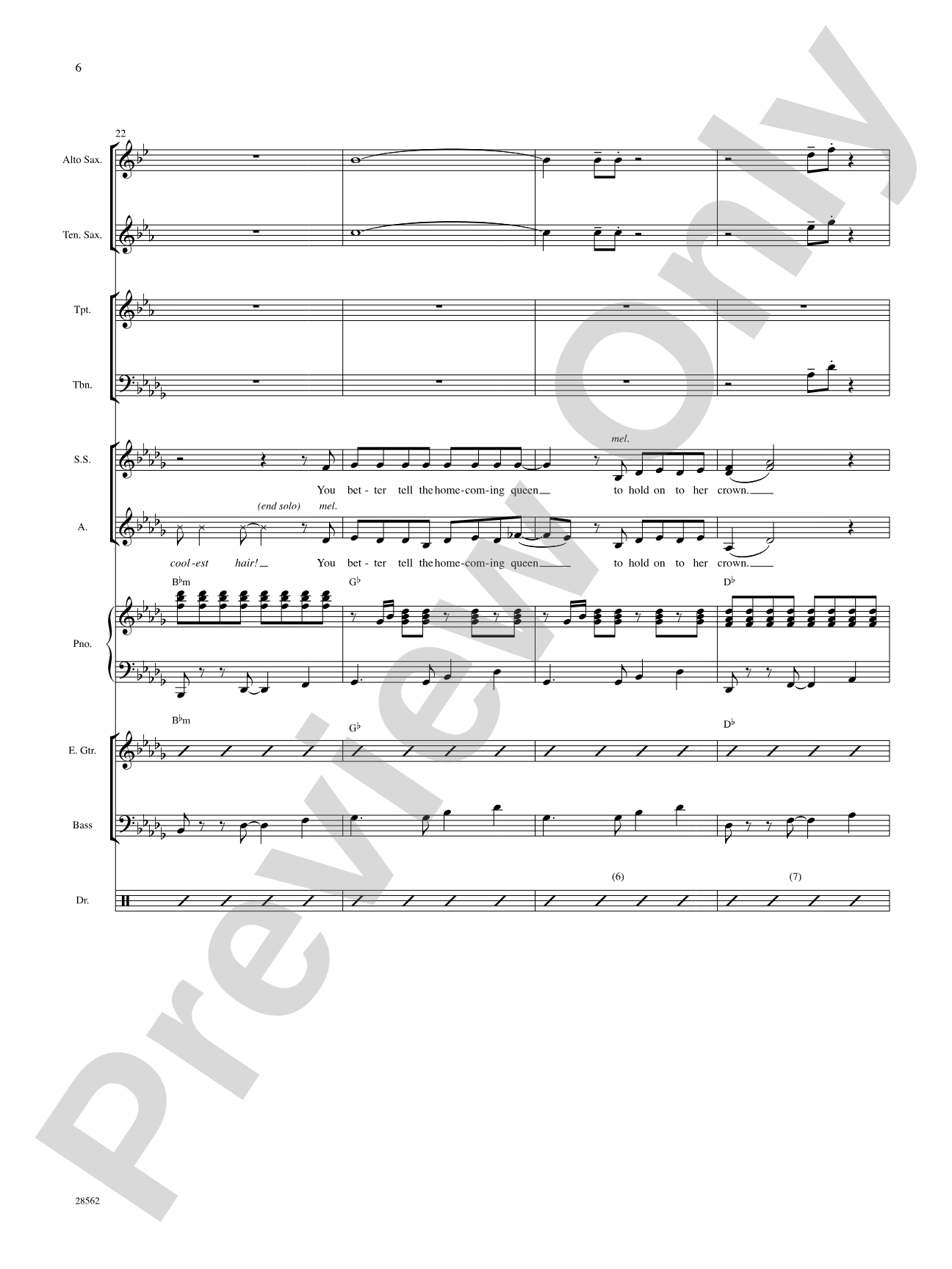 The New Girl in Town (from the movie Hairspray): Choral SoundPax