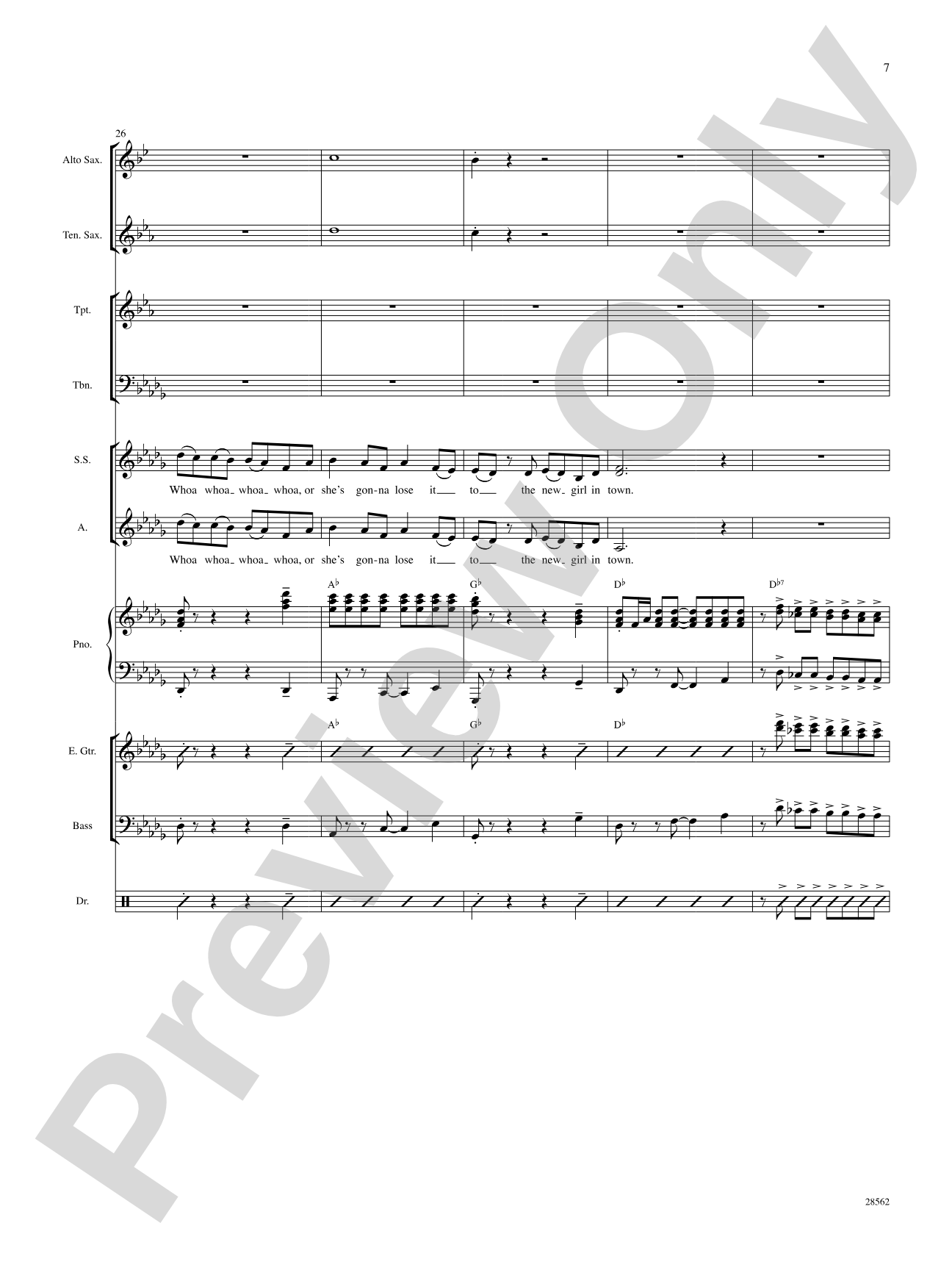 The New Girl in Town (from the movie Hairspray): Choral SoundPax