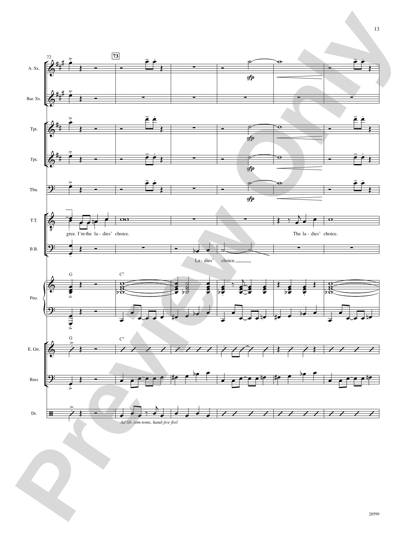 Ladies' Choice (from the movie Hairspray): Choral SoundPax